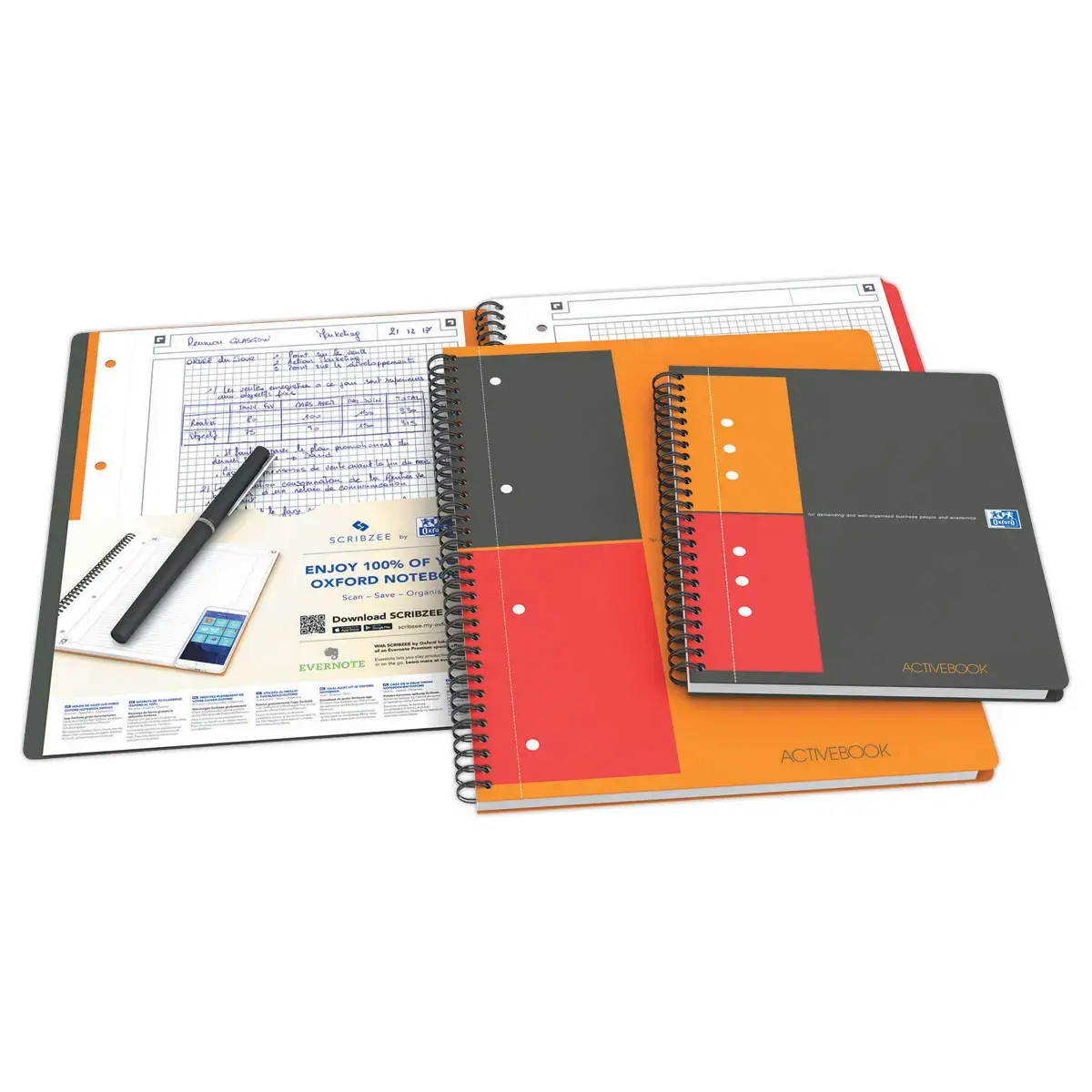 Cahier A4 - Carreaux 5x5 - Oxford