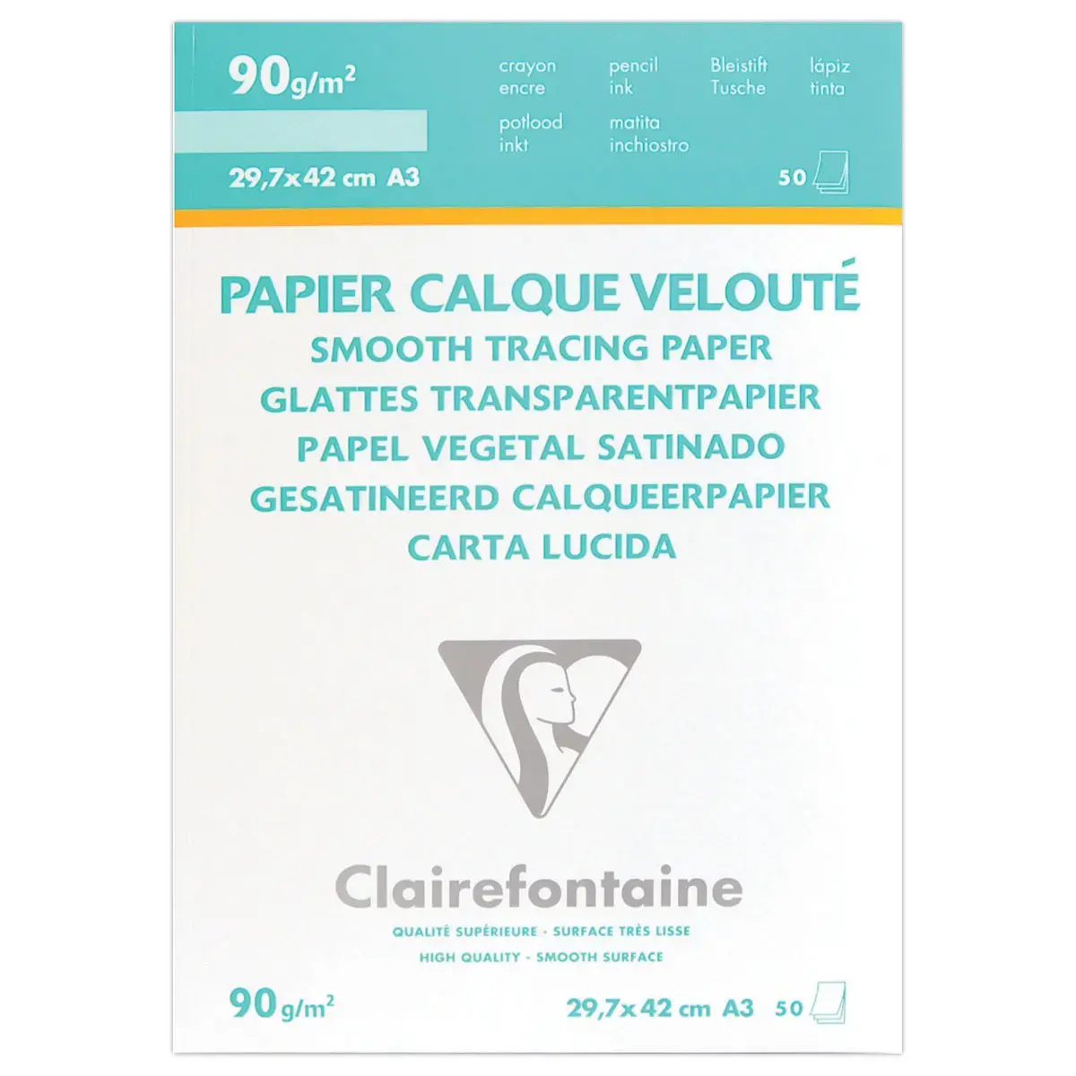 Feuilles calque - A3 90g - CLAIREFONTAINE