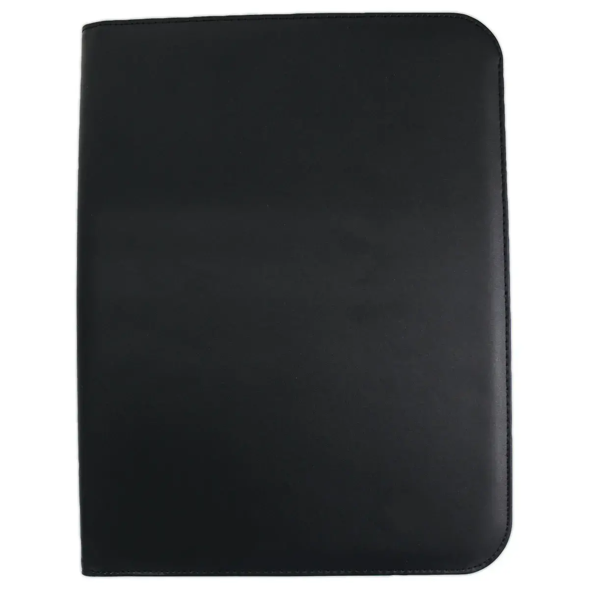 Porte-bloc conférencier à zip - polyuréthane noir