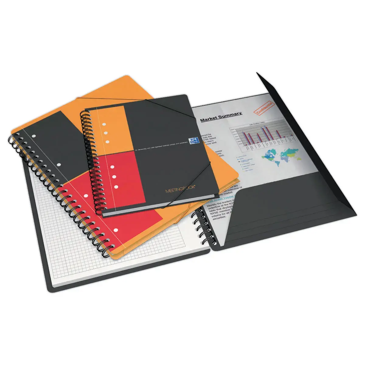 Cahier A4+ Meetingbook - 5x5 - Oxford International