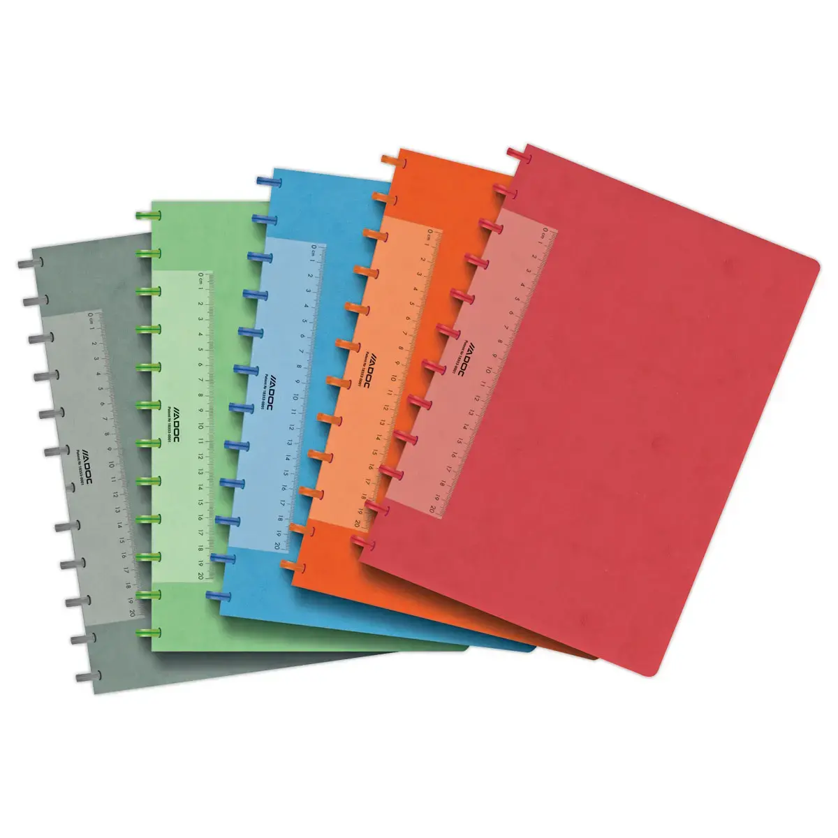 Cahier couverture carte ADOC A4, 5x5, 144 pages 