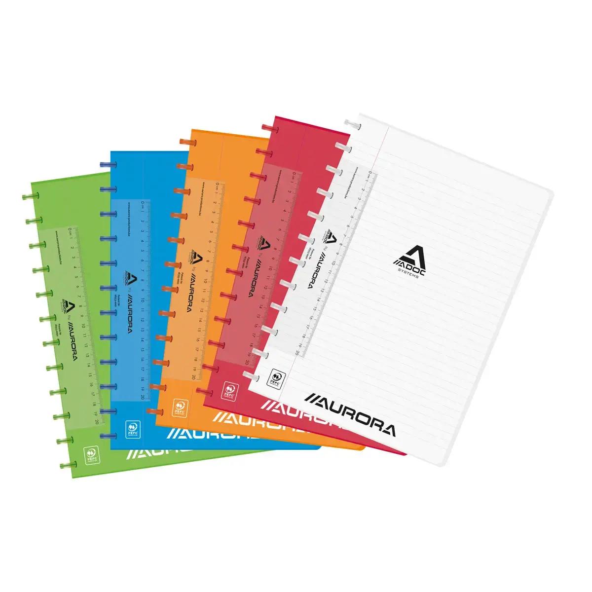 Cahier couverture polypro AD'OC A4, ligné, 144 pages