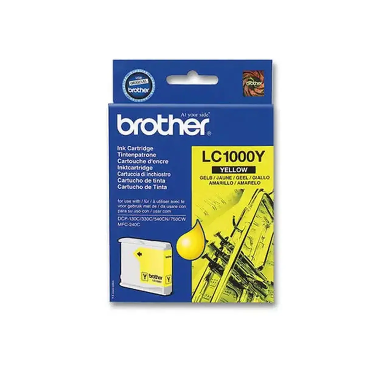 Cartouche BROTHER LC1000 jaune