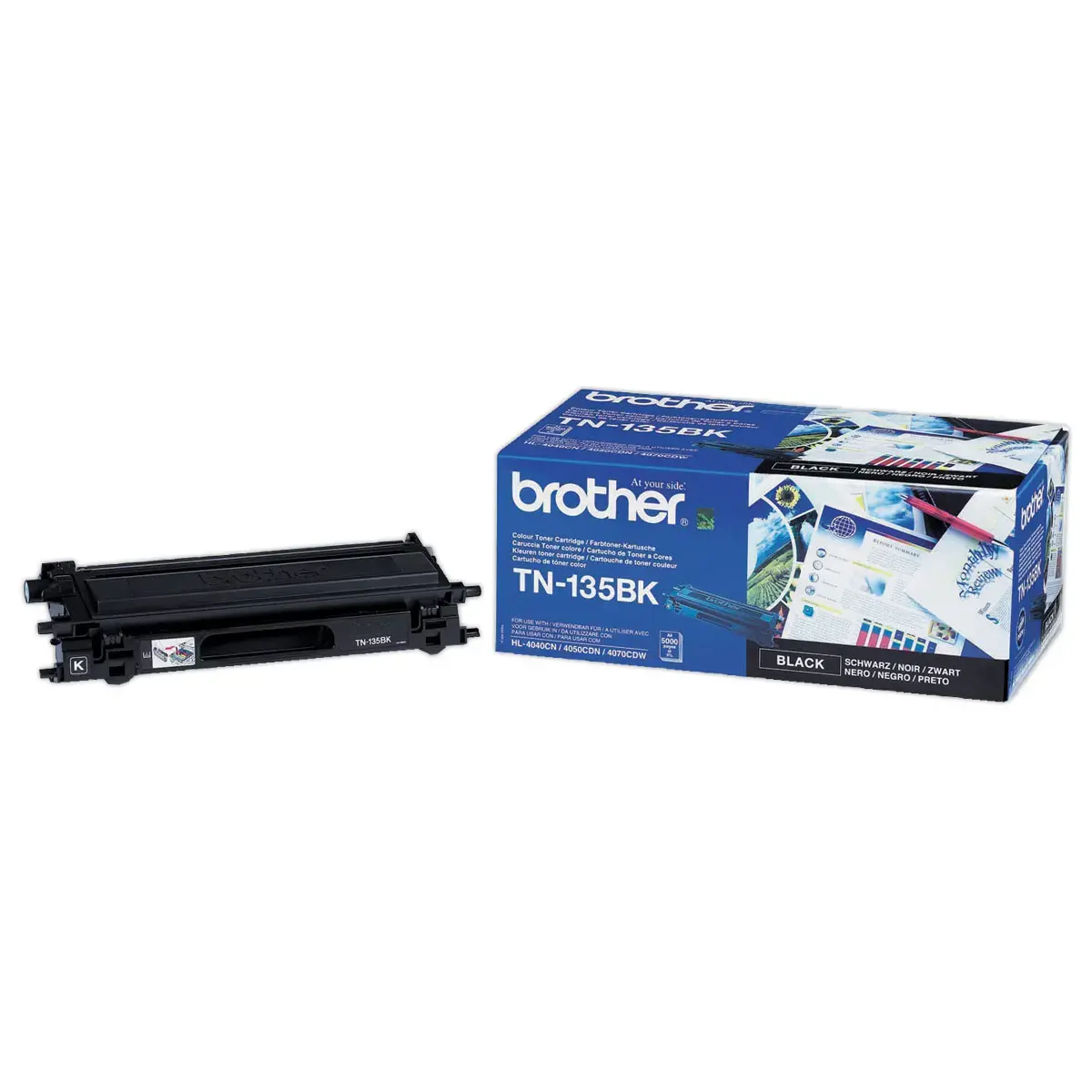 Toner TN135BK - Noir - Brother 