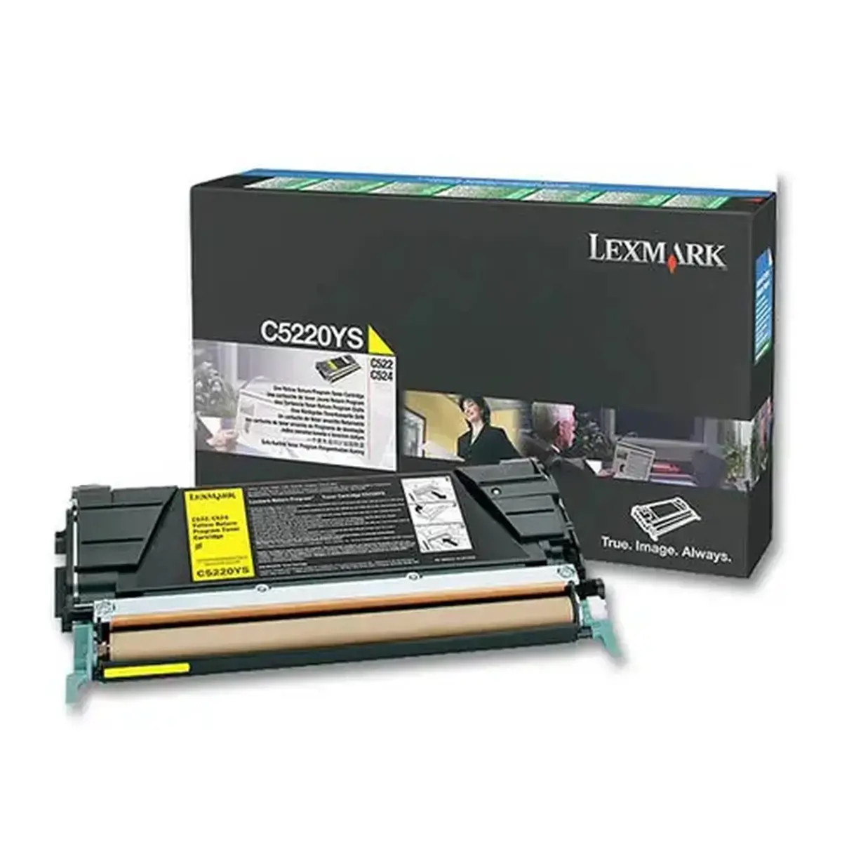 Toner LEXMARK jaune C5220YS 