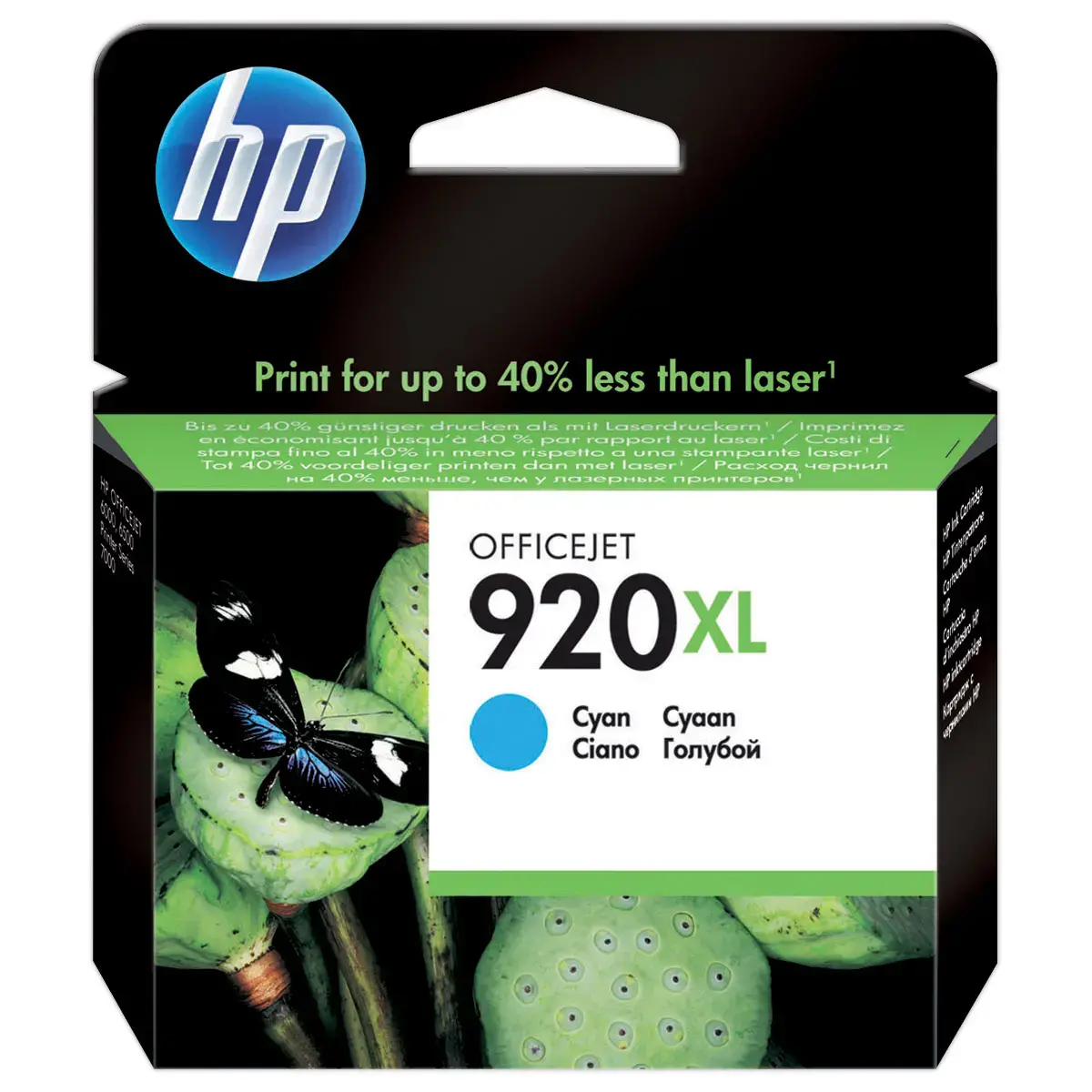 Cartouche d'encre 920XL CD972AE - Cyan - HP