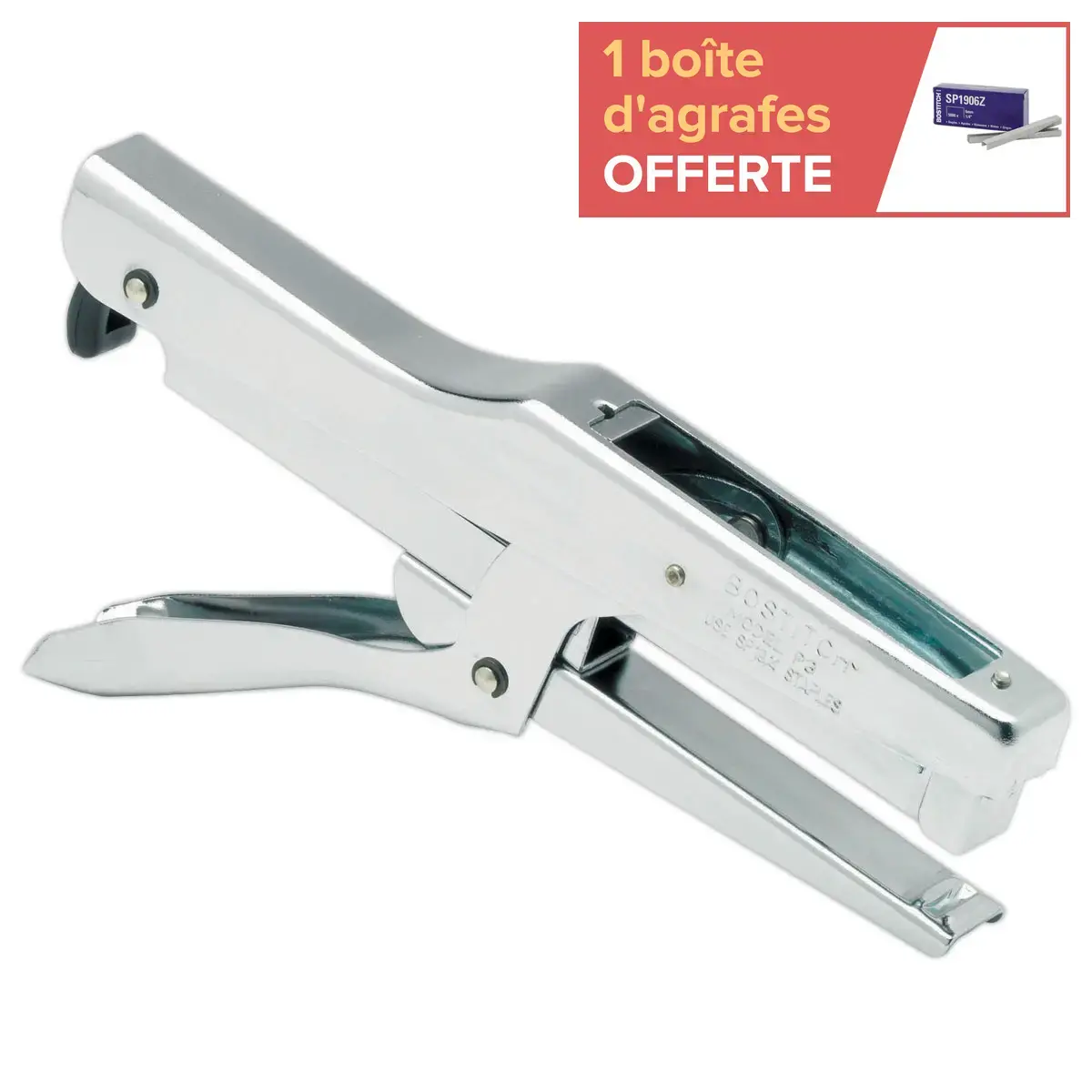 Pince agrafeuse chrom&eacute;e P3 - BOSTITCH 