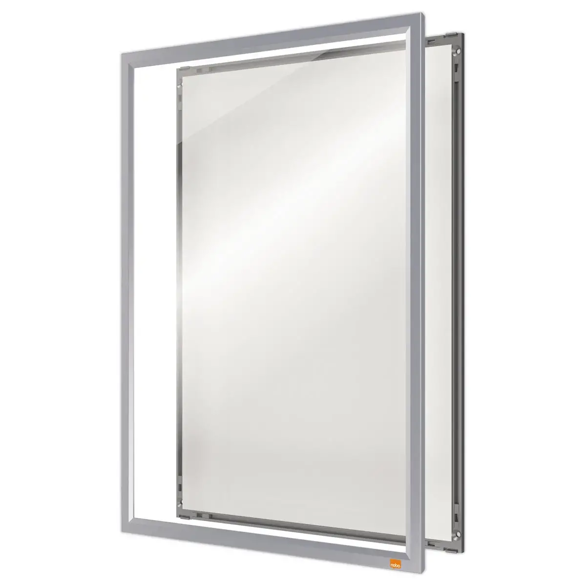 Porte-affiche clipsable A3 Nobo impression - argent