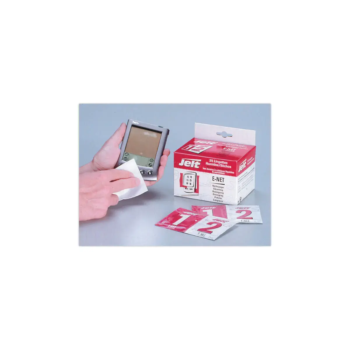 Lingettes nettoyantes humides et sèches e-NET - JELT