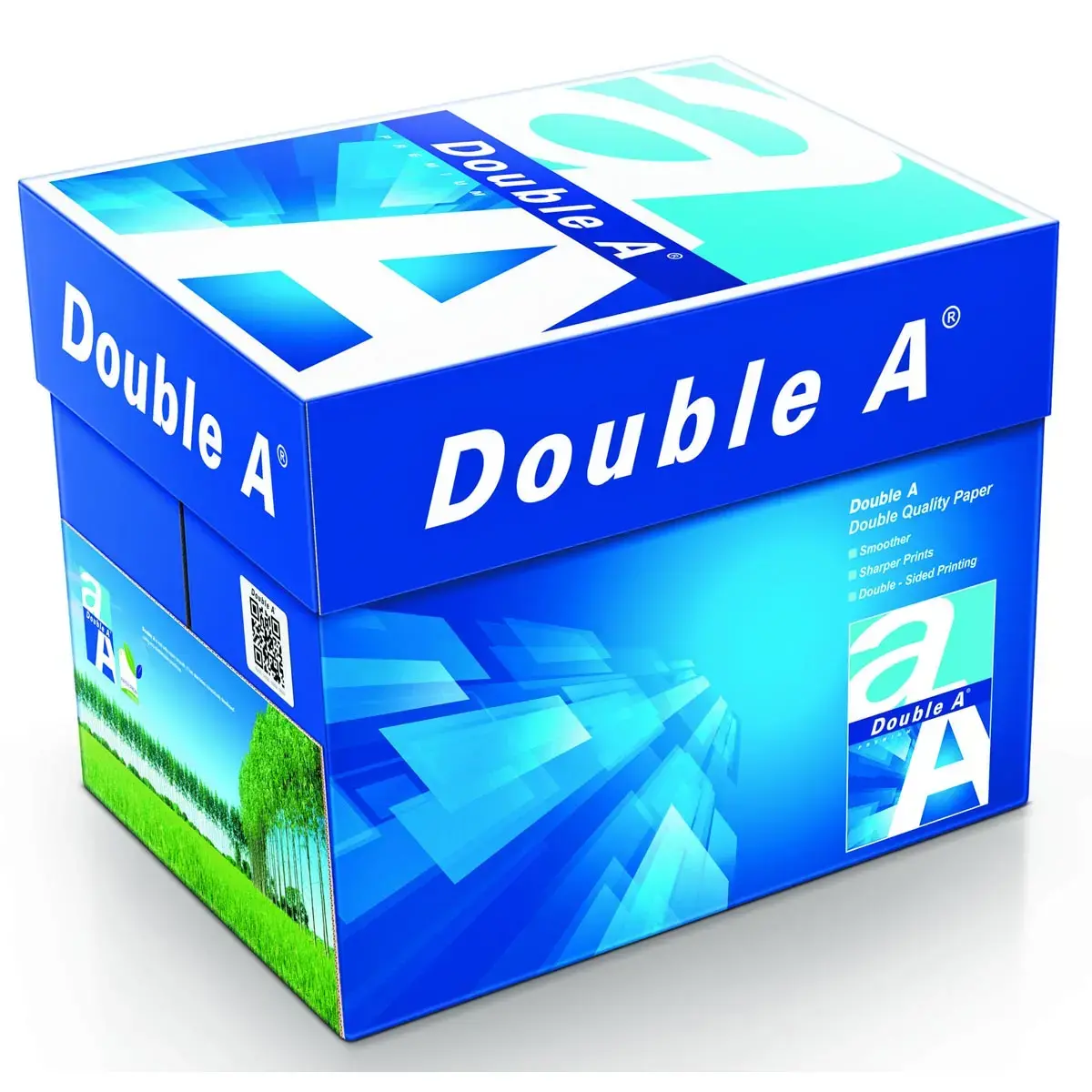10 Ramettes de 500 feuilles de papier blanc A4 + 5 ramettes offertes  - 75g - Double A 