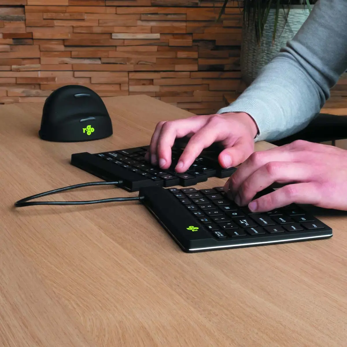 Clavier ergonomique Split Break noir