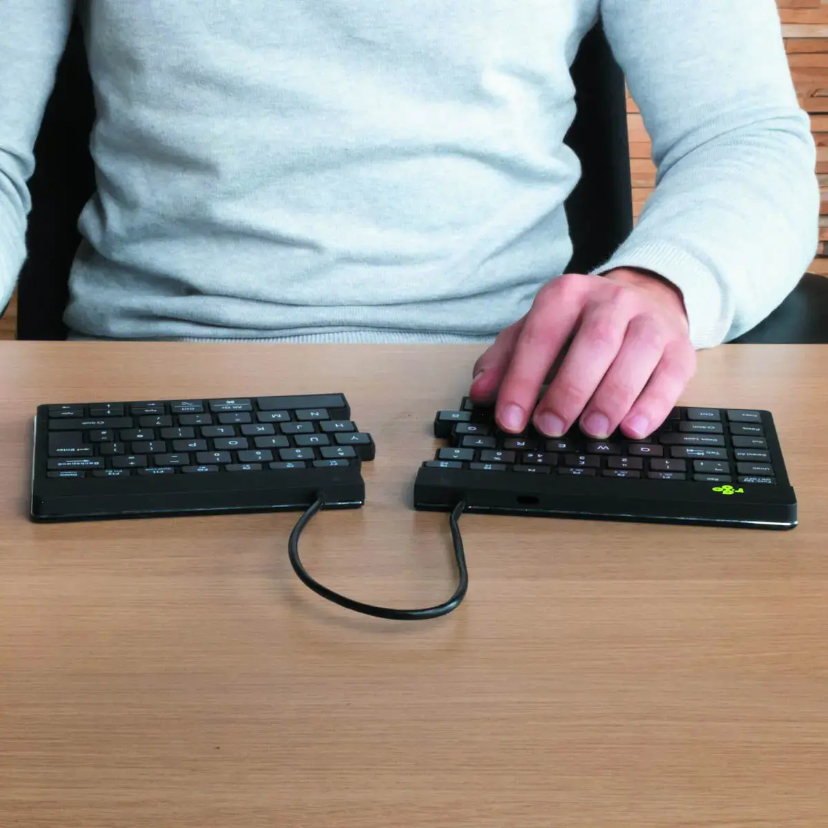 Clavier ergonomique Split Break noir