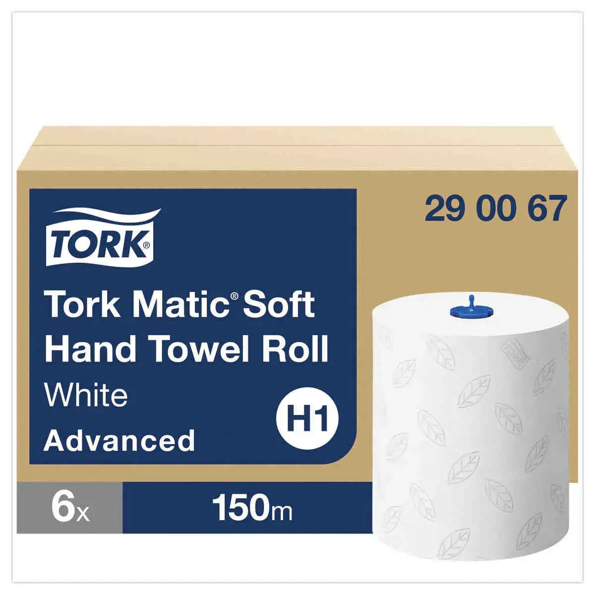 12 bobines (2 cartons de 6) Tork matic H1+ 1 distributeur H1 offert