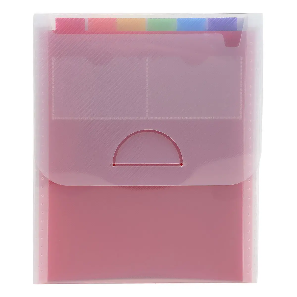 Trieur valisette vertical 6 compartiments Crystal - A4 - Cristal - EXACOMPTA