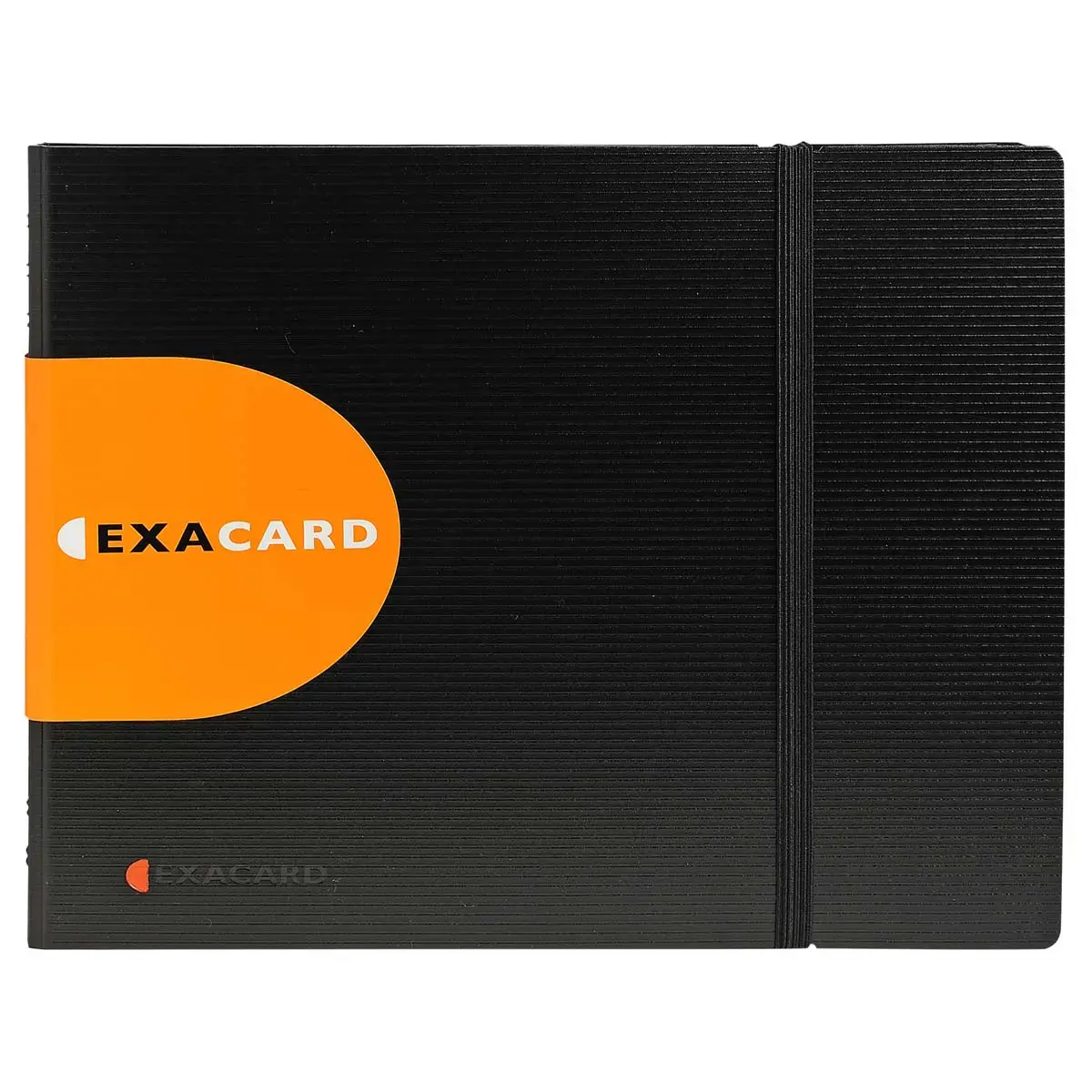 Porte cartes de visite Exacard à pochettes détachables 240 cartes Exactive® - 20x25cm - Noir - EXACOMPTA
