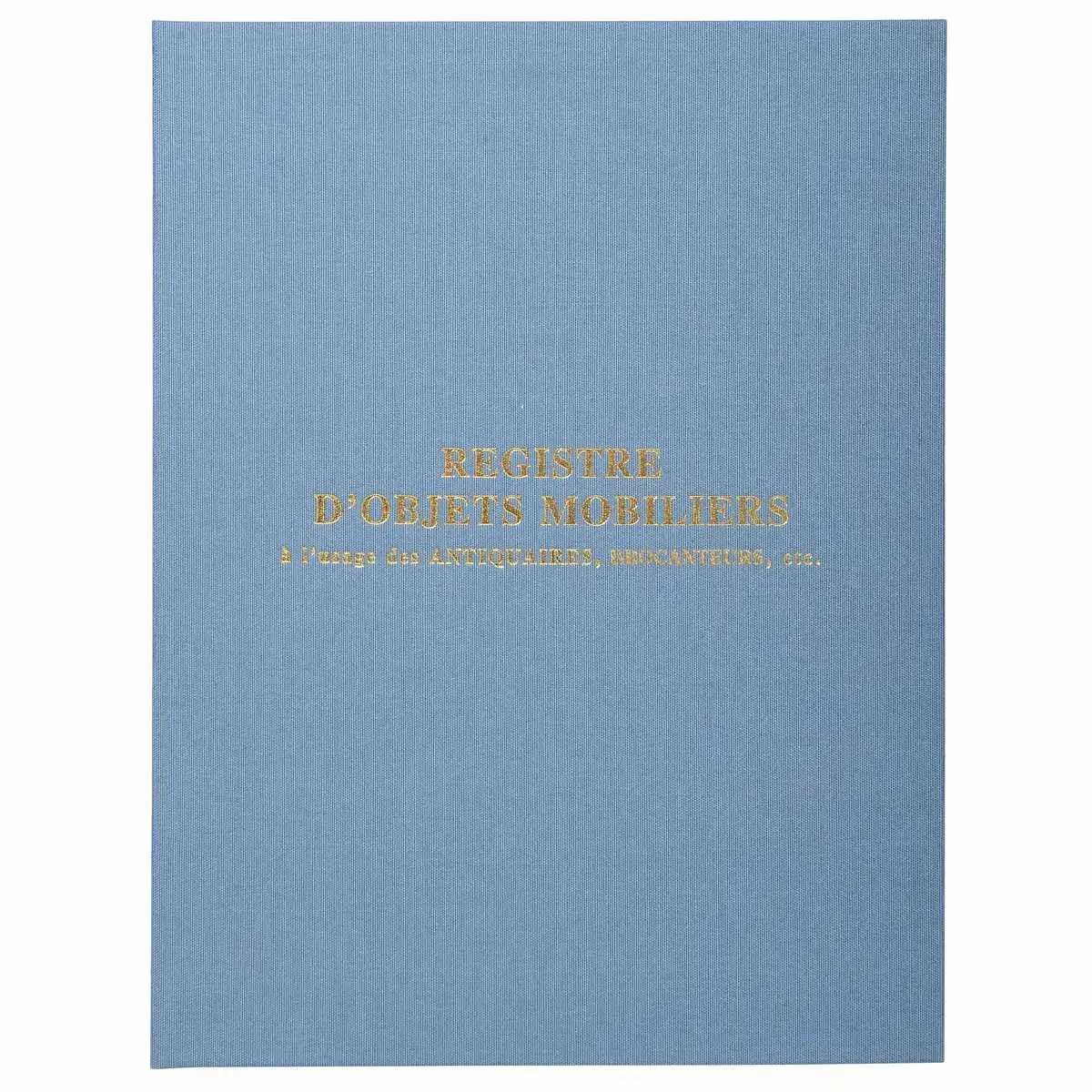 Registre 32x24cm Objets mobiliers - Spécial brocanteurs et antiquaires 100 pages - EXACOMPTA
