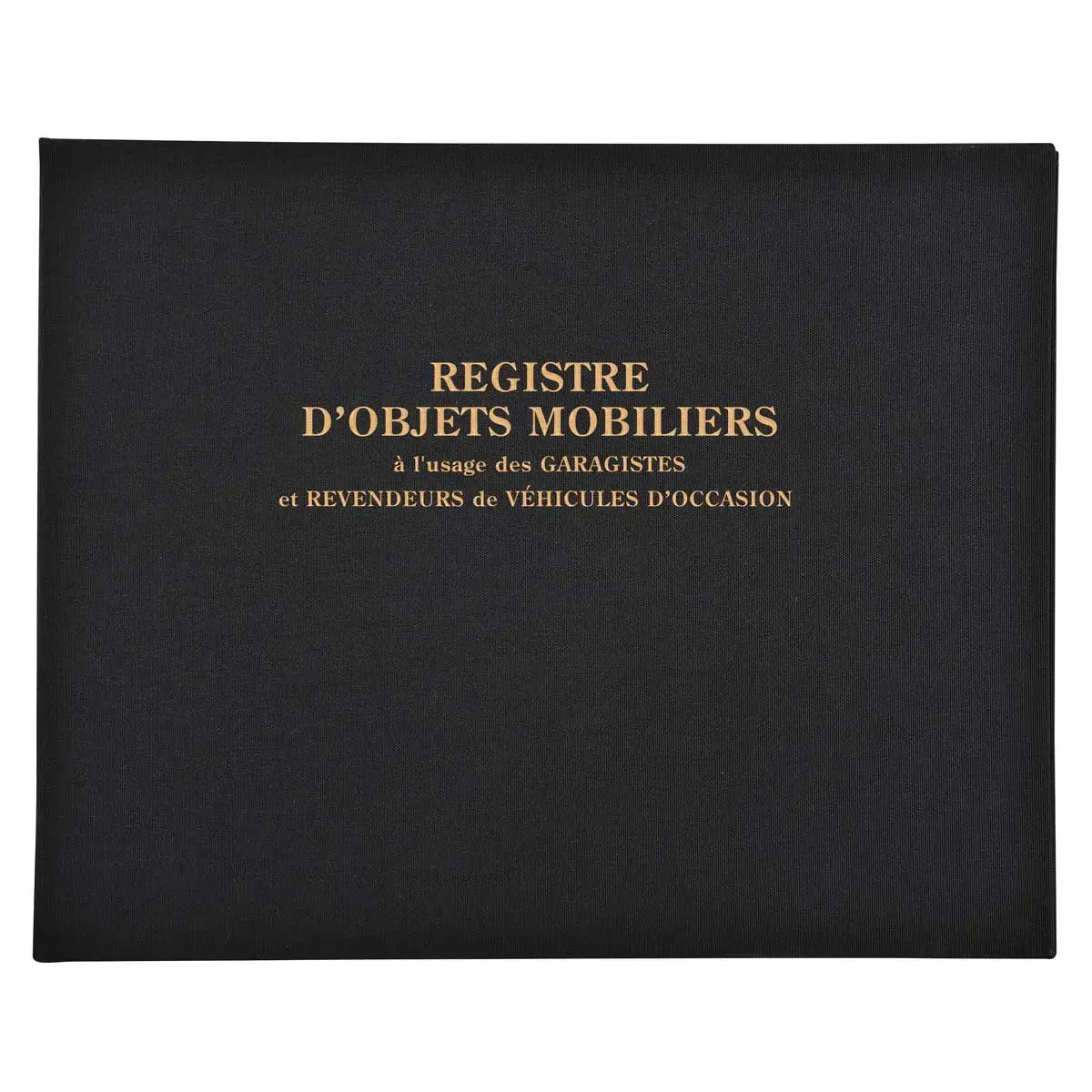Registre 24x32cm Objets mobiliers - Spécial garagistes 100 pages - EXACOMPTA