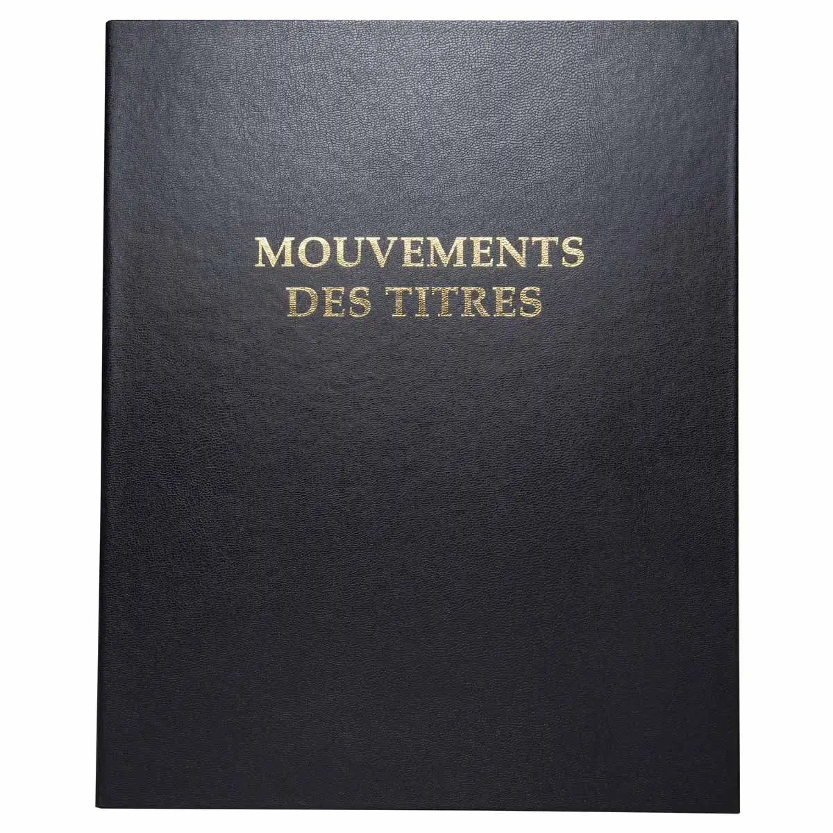 Reliure registre 32x26cm 4 anneaux avec recharge de 100 feuillets imprimés - Mouvements de titre - EXACOMPTA