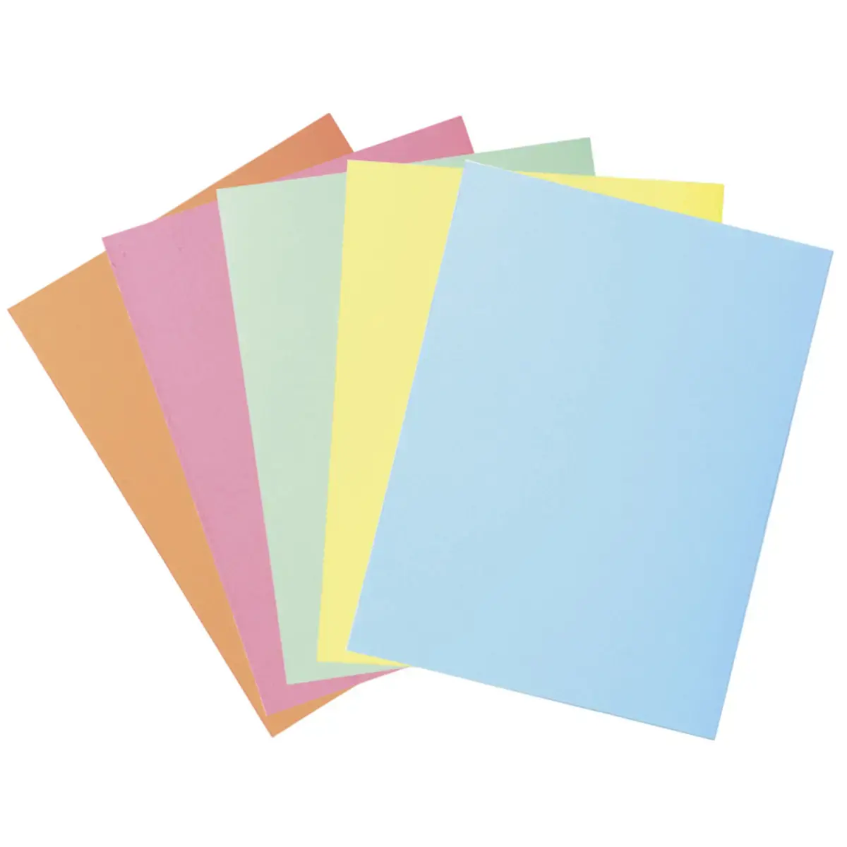 Paquet de 50 chemises 2 rabats SUPER 210 - 24x32cm - Couleurs assorties - EXACOMPTA
