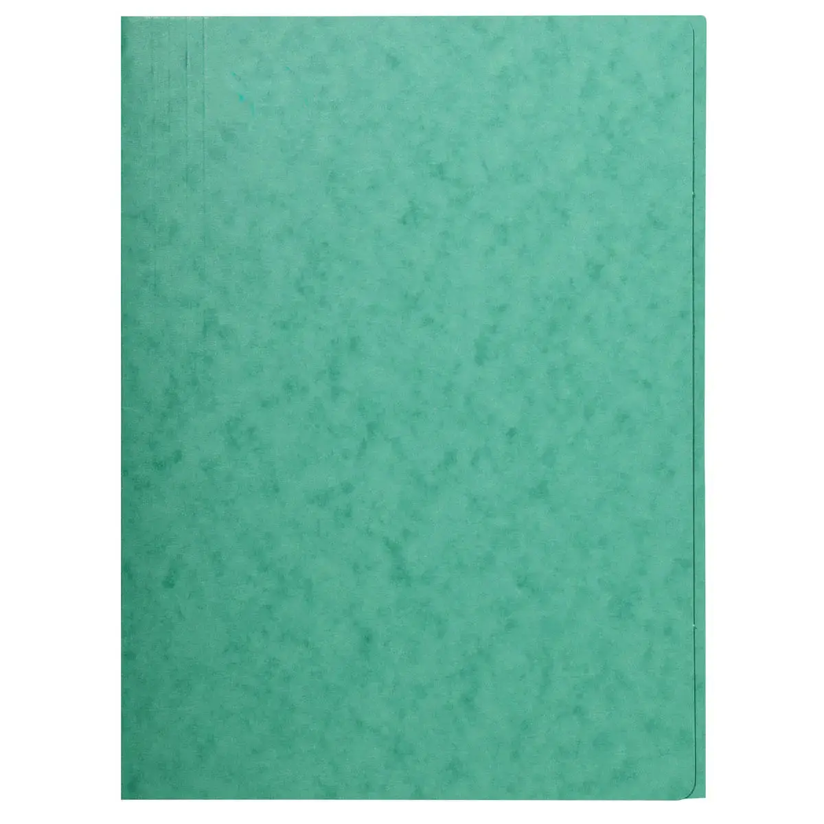 Chemise simple sans &eacute;lastique avec 3 rabats carte lustr&eacute;e 400gm&sup2; - A4 - Vert - EXACOMPTA 