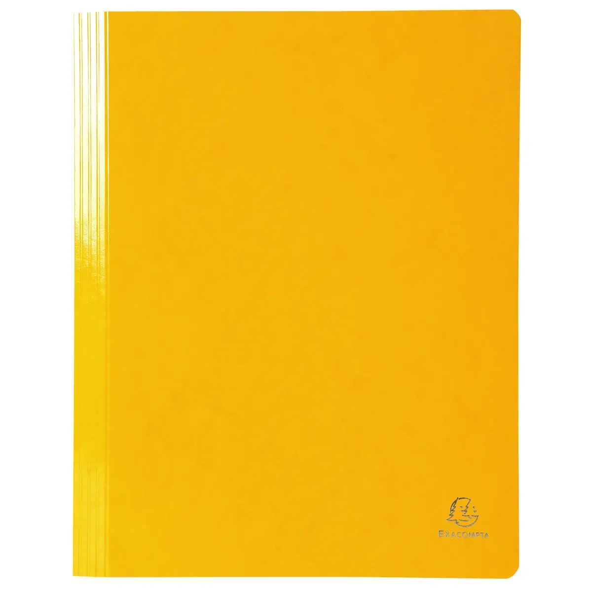 Chemise &agrave; lamelle carte lustr&eacute;e pellicul&eacute;e 355gm&sup2; Iderama - A4 - Jaune - EXACOMPTA 