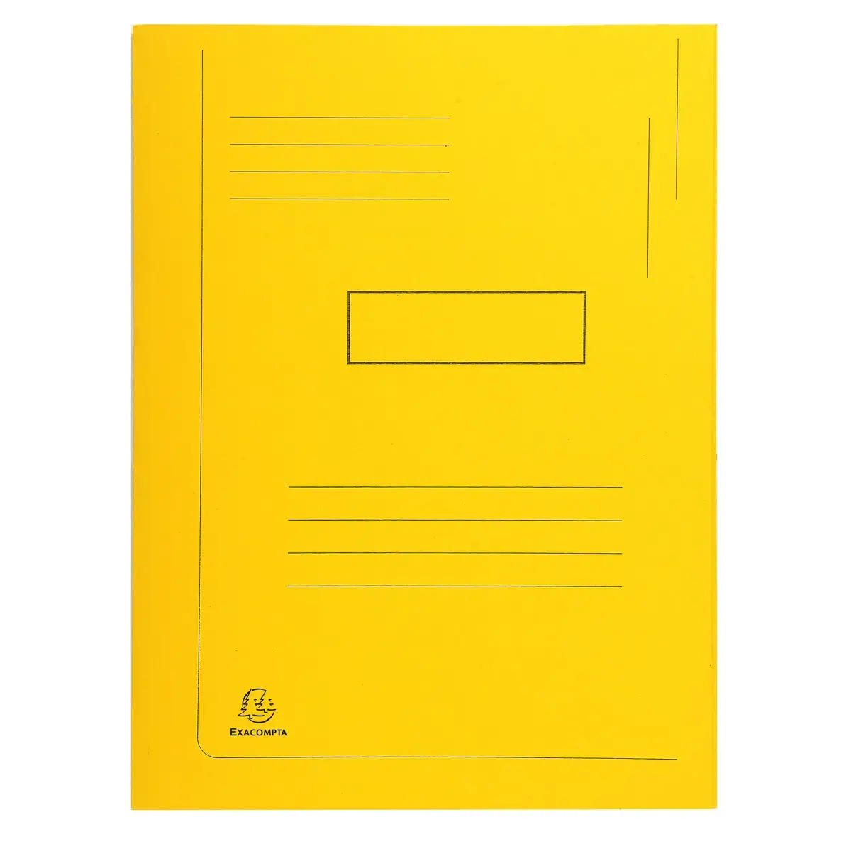 Chemise imprimée à 2 rabats Forever® 290g/m² - 24x32cm - Jaune - EXACOMPTA