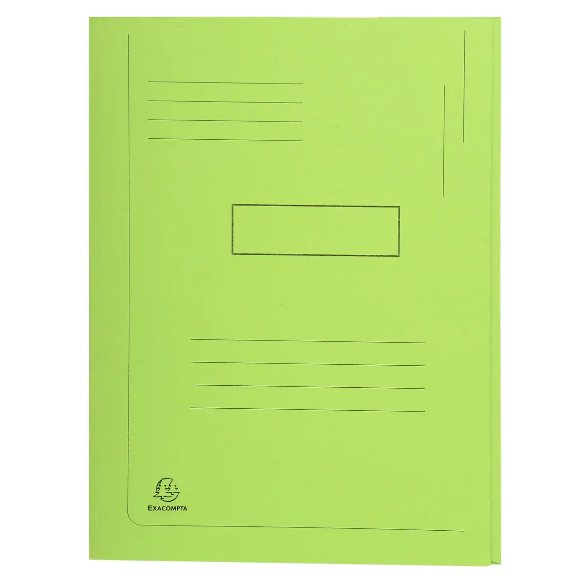 Chemise imprimée à 2 rabats Forever® 290g/m² - 24x32cm - Vert vif - EXACOMPTA