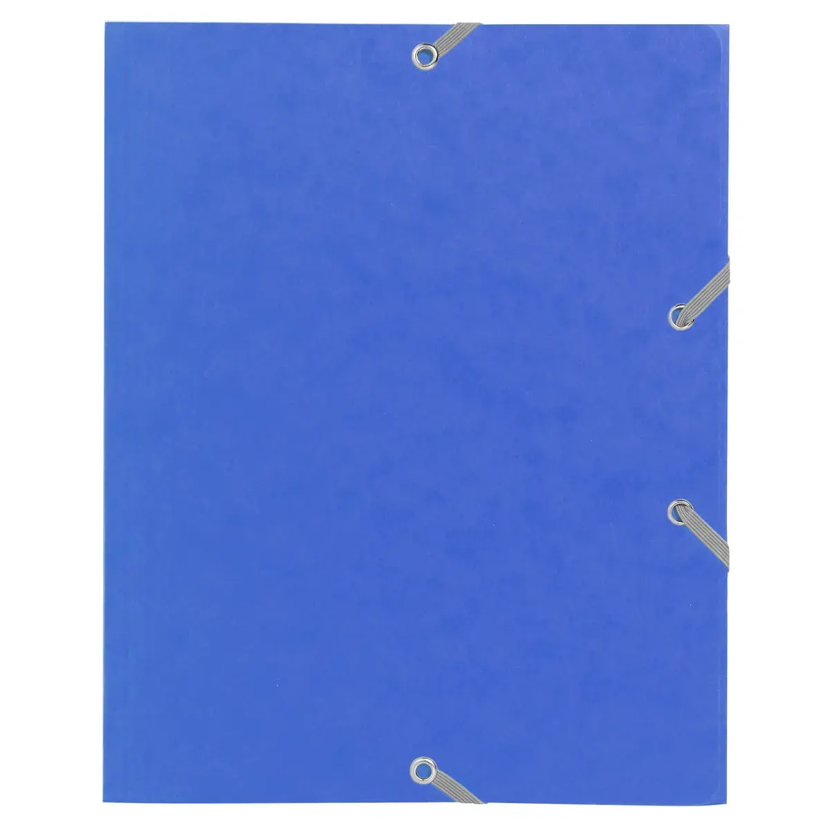 Chemise à élastique 3 rabats carte lustrée 400gm² - format scolaire 17x22cm - Couleurs assorties - EXACOMPTA