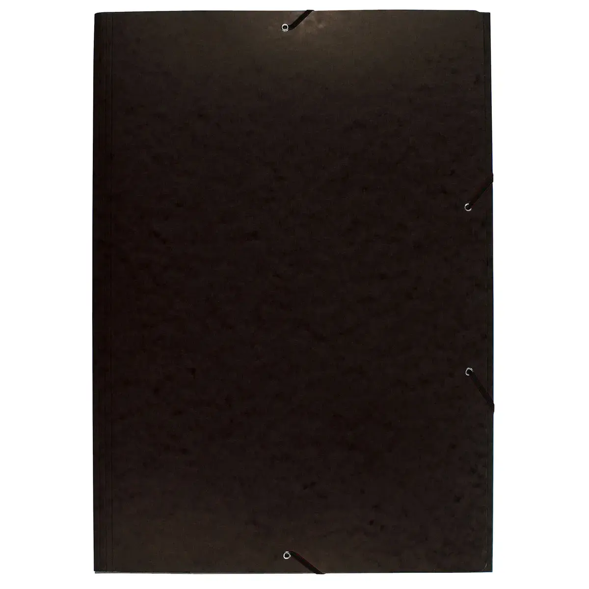 Chemise à élastique 3 rabats carte lustrée 600gm² - A2 - Noir - EXACOMPTA