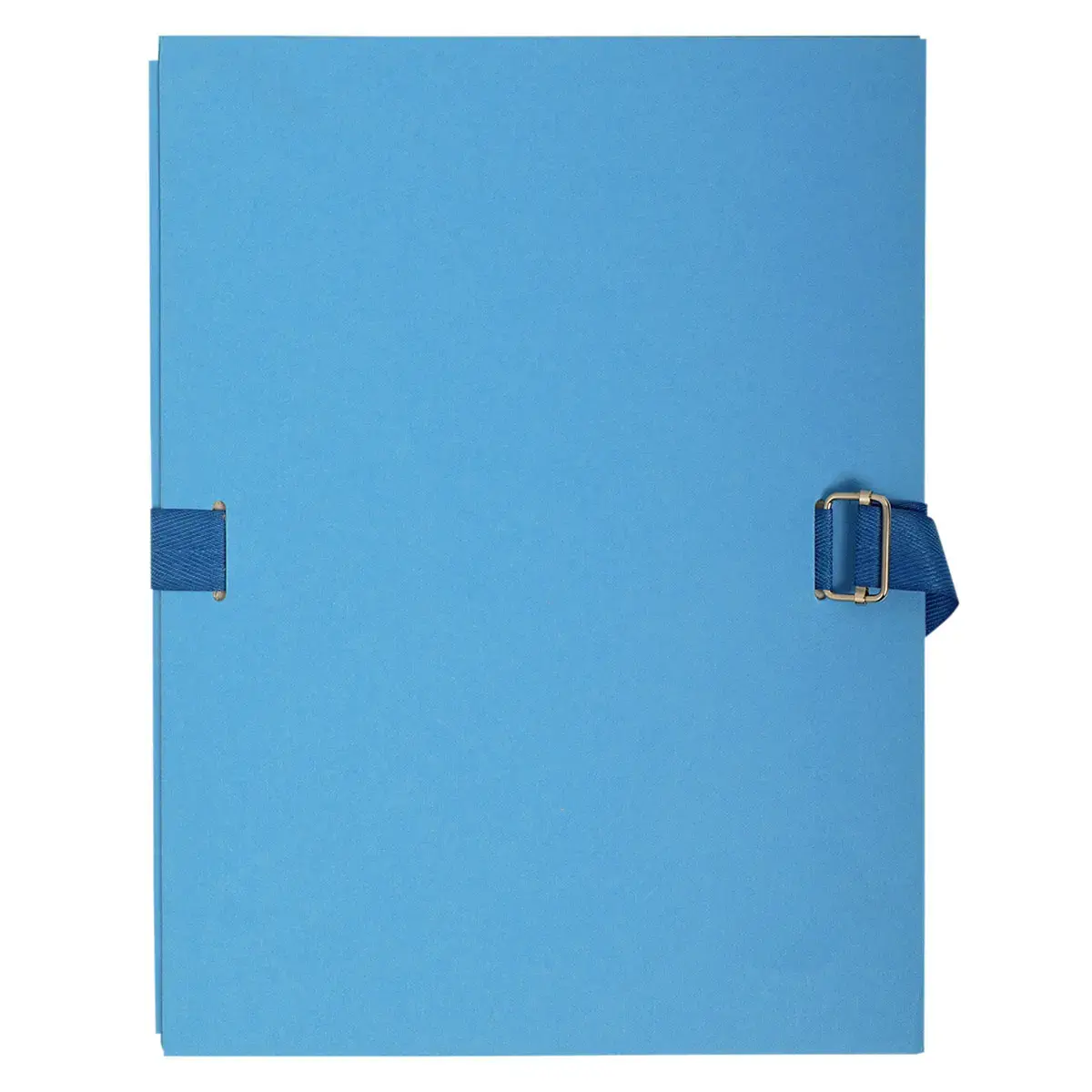 Chemise dos extensible papier 24x32cm - filmée par 5 - Bleu clair - EXACOMPTA