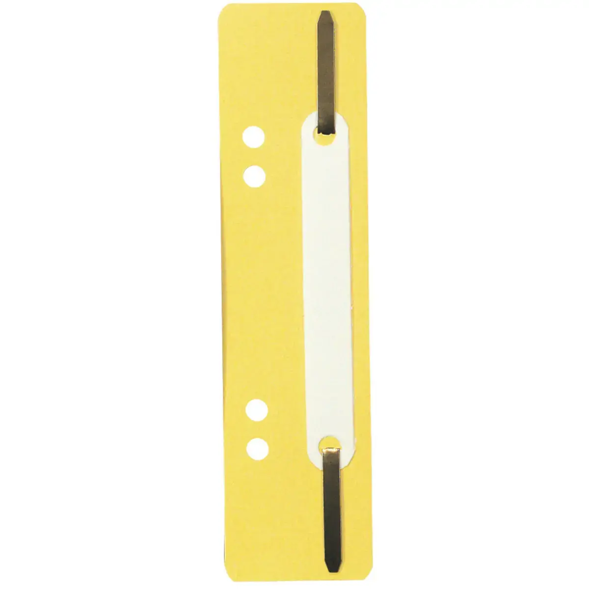 Fixe-dossiers à lamelle polypropylène - Jaune - Exacompta