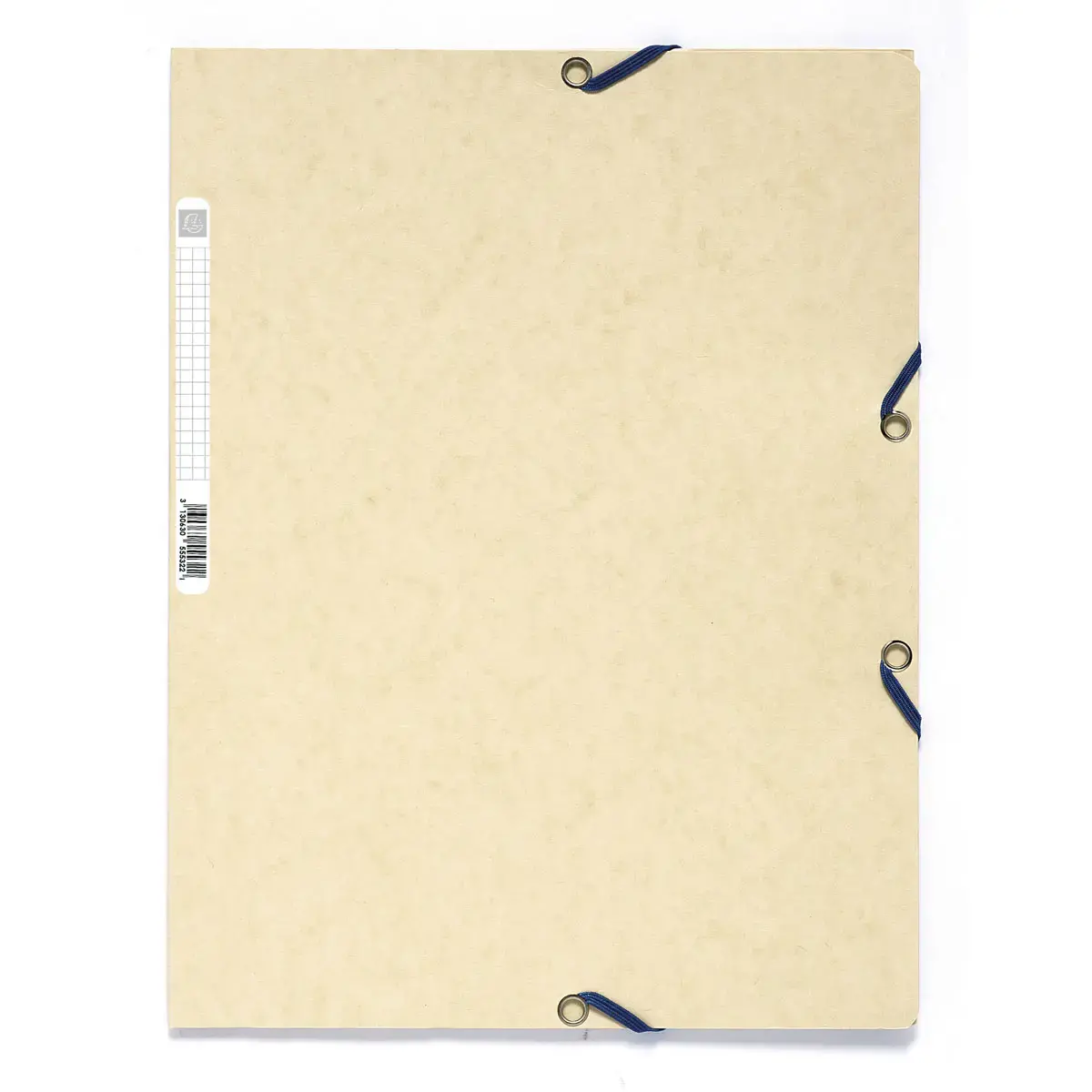 Chemise 3 rabats &agrave; &eacute;lastiques carte lustr&eacute;e 400g/m2 &reg; - A4 - Couleurs assorties pastels - EXACOMPTA 
