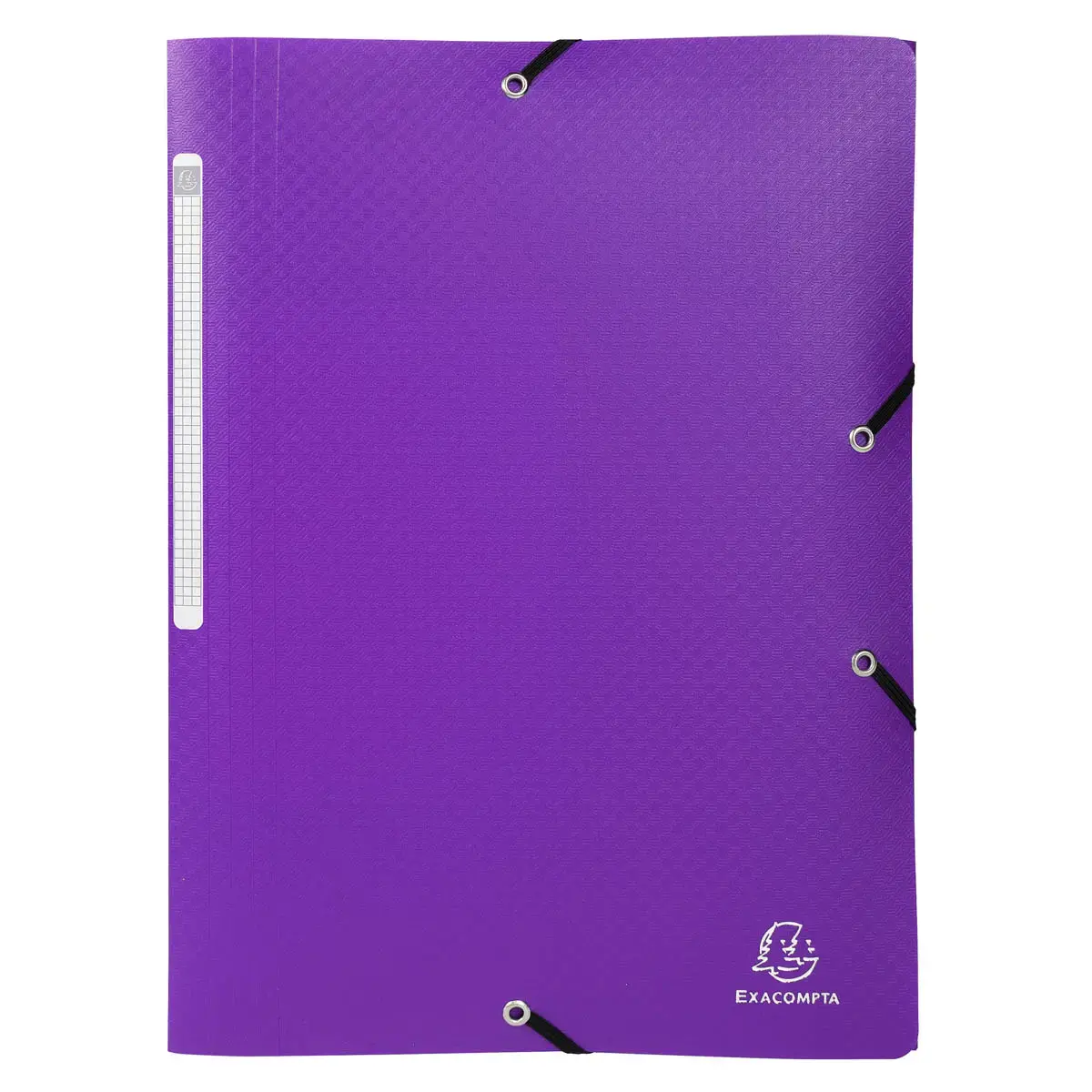 Chemise à élastiques 3 rabats PP OPAK - A4 - Violet - EXACOMPTA