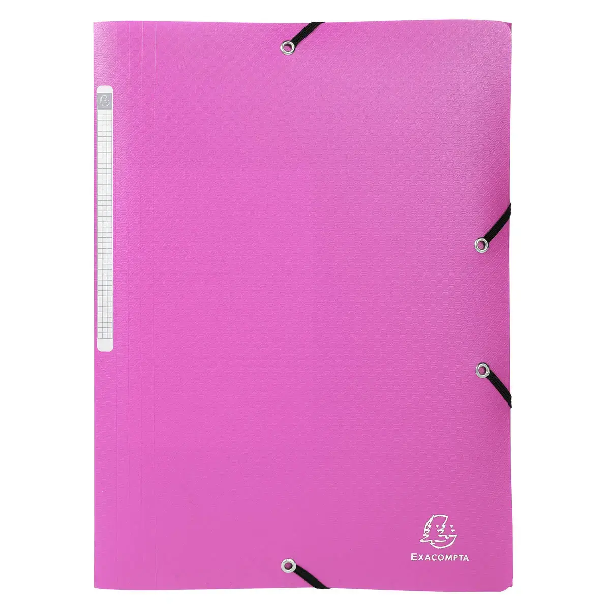 Chemise &agrave; &eacute;lastiques 3 rabats PP OPAK - A4 - Rose - EXACOMPTA 