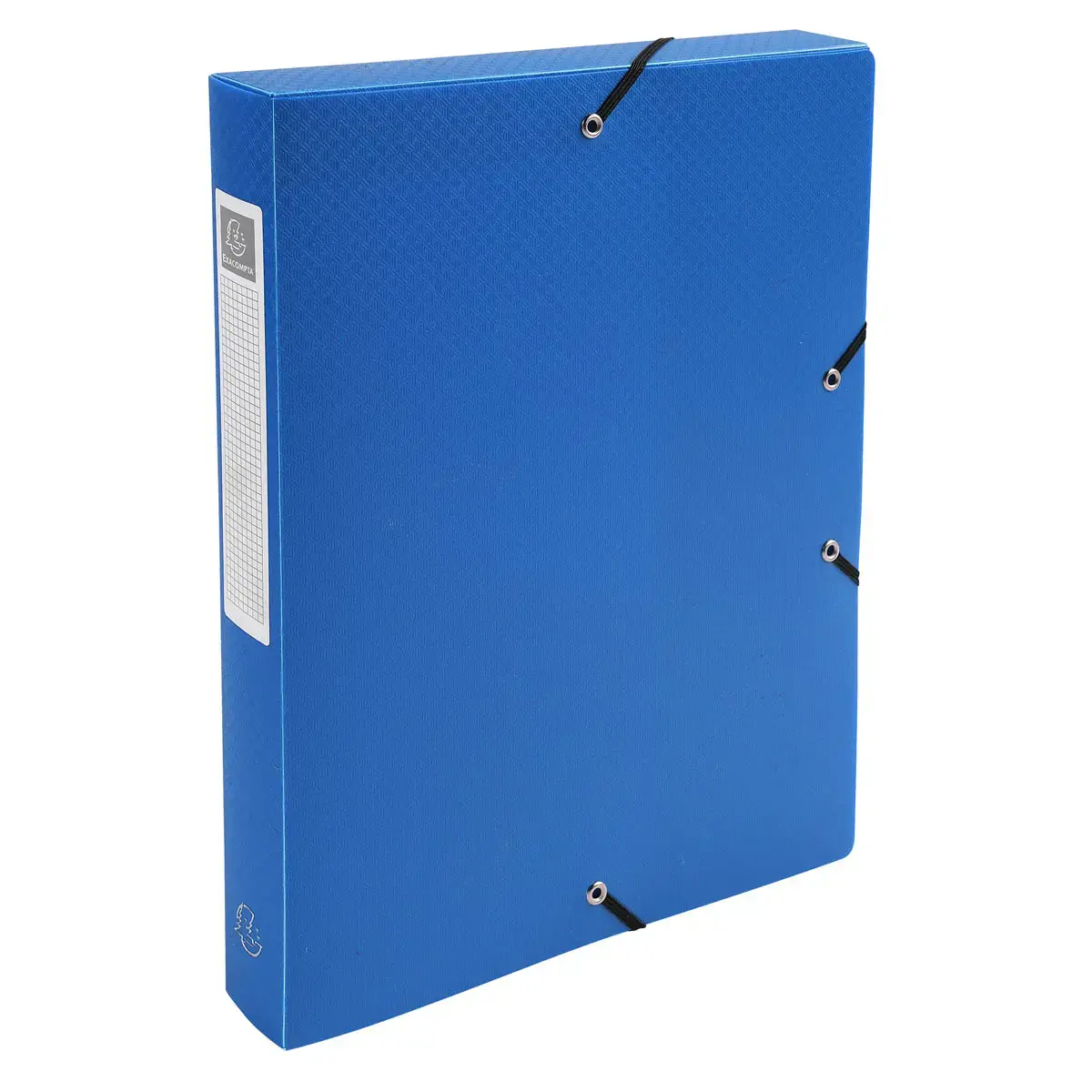 Boite de Classement Exabox Dos 40mm polypropylène 7/10e OPAK - A4 - Bleu clair - EXACOMPTA