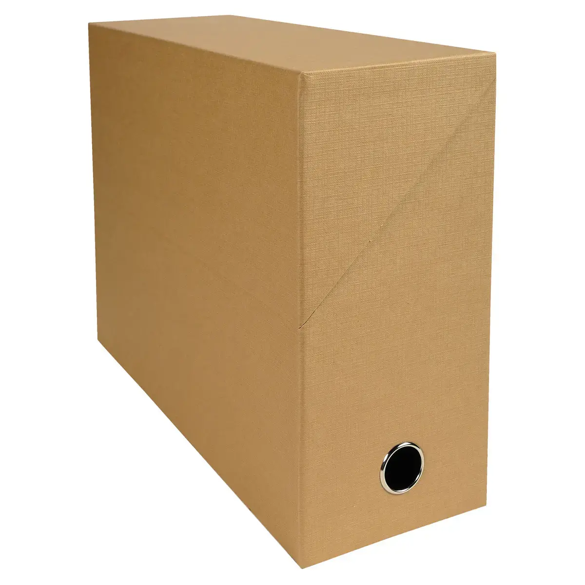 Bo&icirc;te transfert Dos 120 mm papier toil&eacute; - Havane - Exacompta 