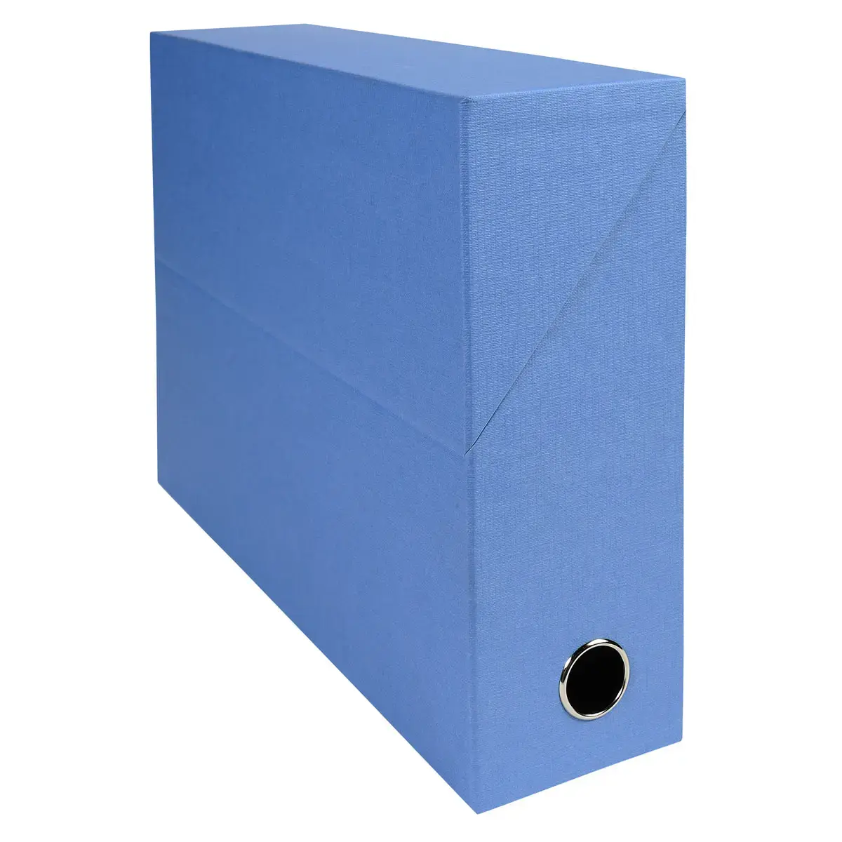 Bo&icirc;te transfert Dos 90 mm papier toil&eacute; - Bleu clair - Exacompta 