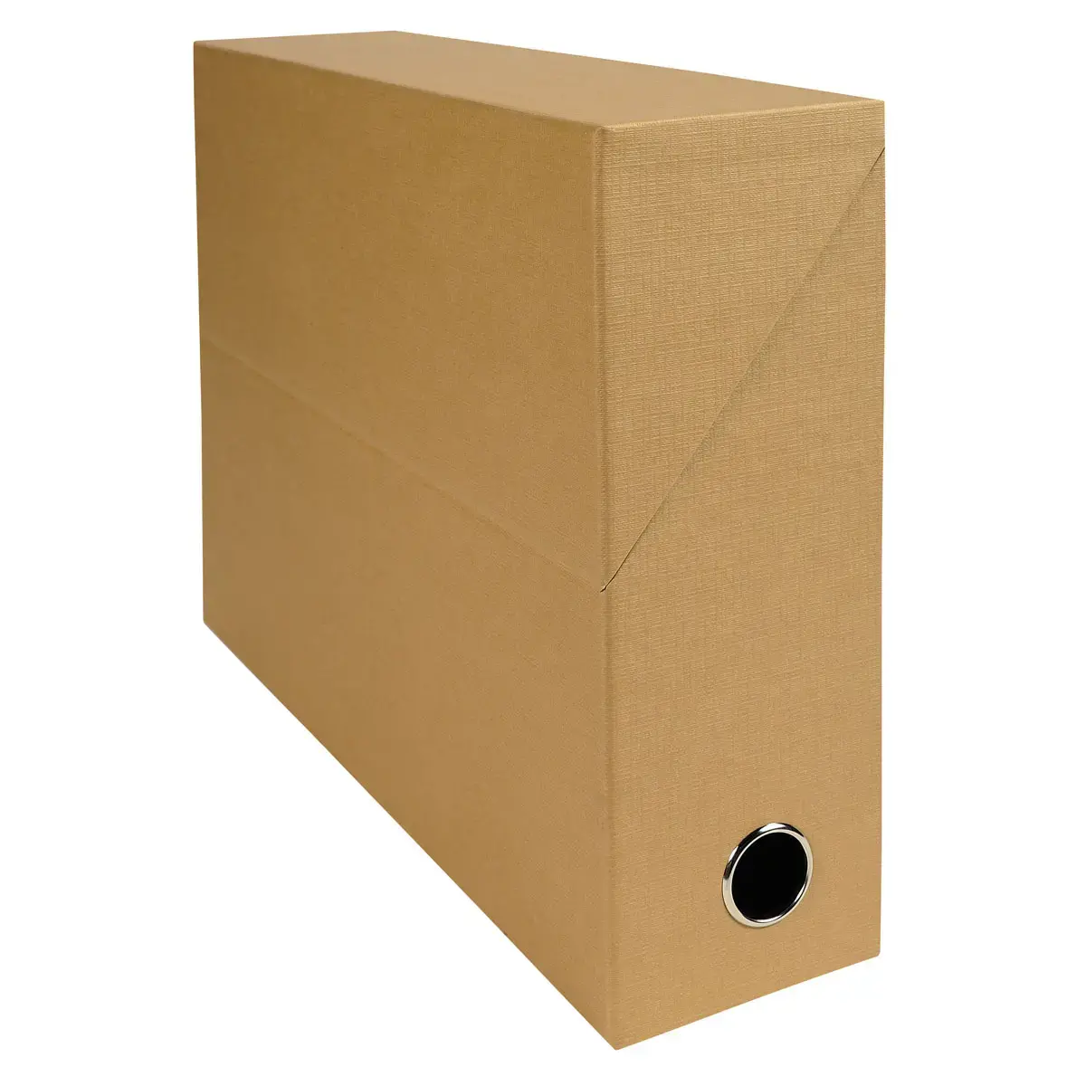 Bo&icirc;te transfert Dos 90 mm papier toil&eacute; - Havane - Exacompta 