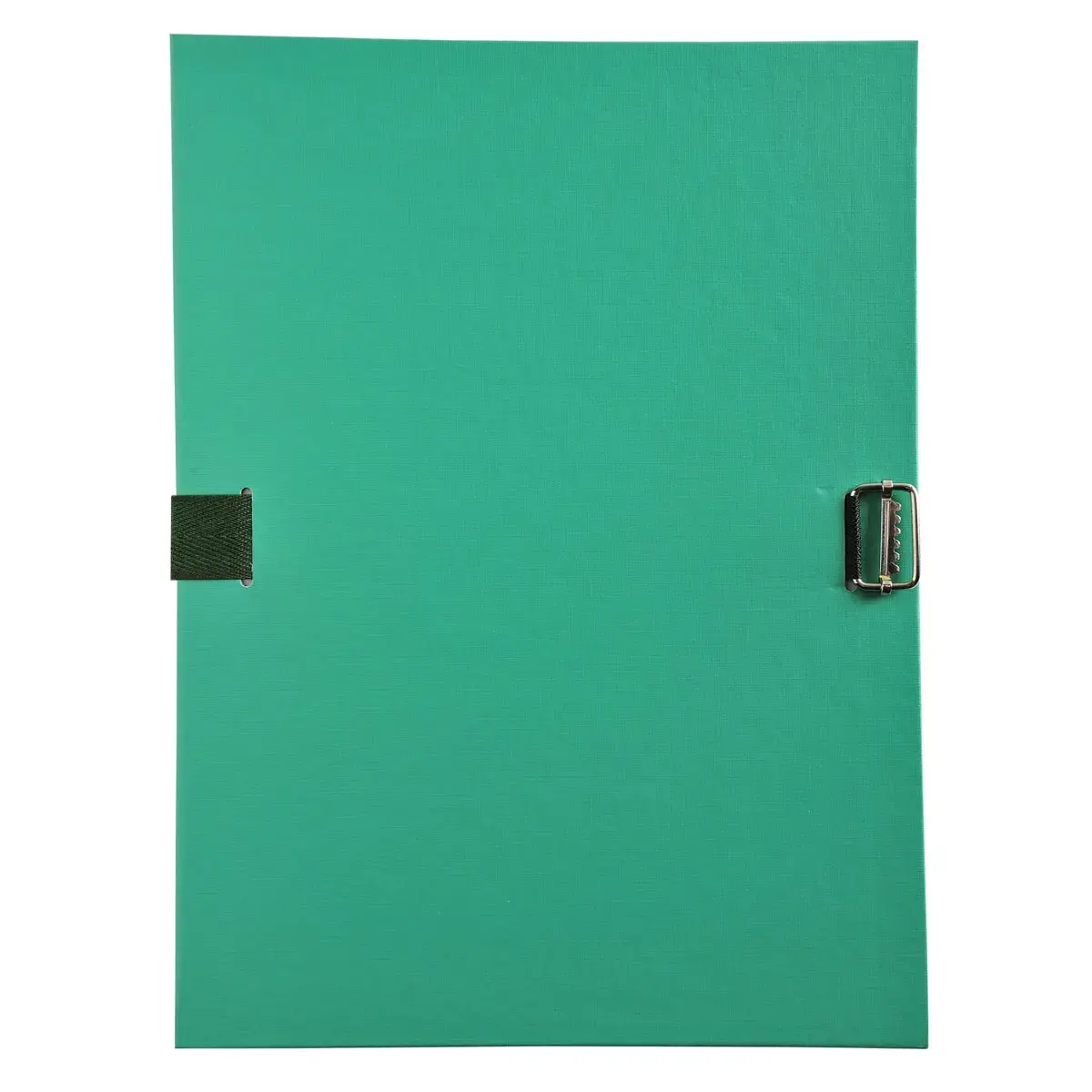 Chemise &agrave; sangle dos extensible avec rabat en pied et boucle &agrave; coulisseau crant&eacute; - polypropyl&egrave;ne - Vert - EXACOMPTA 