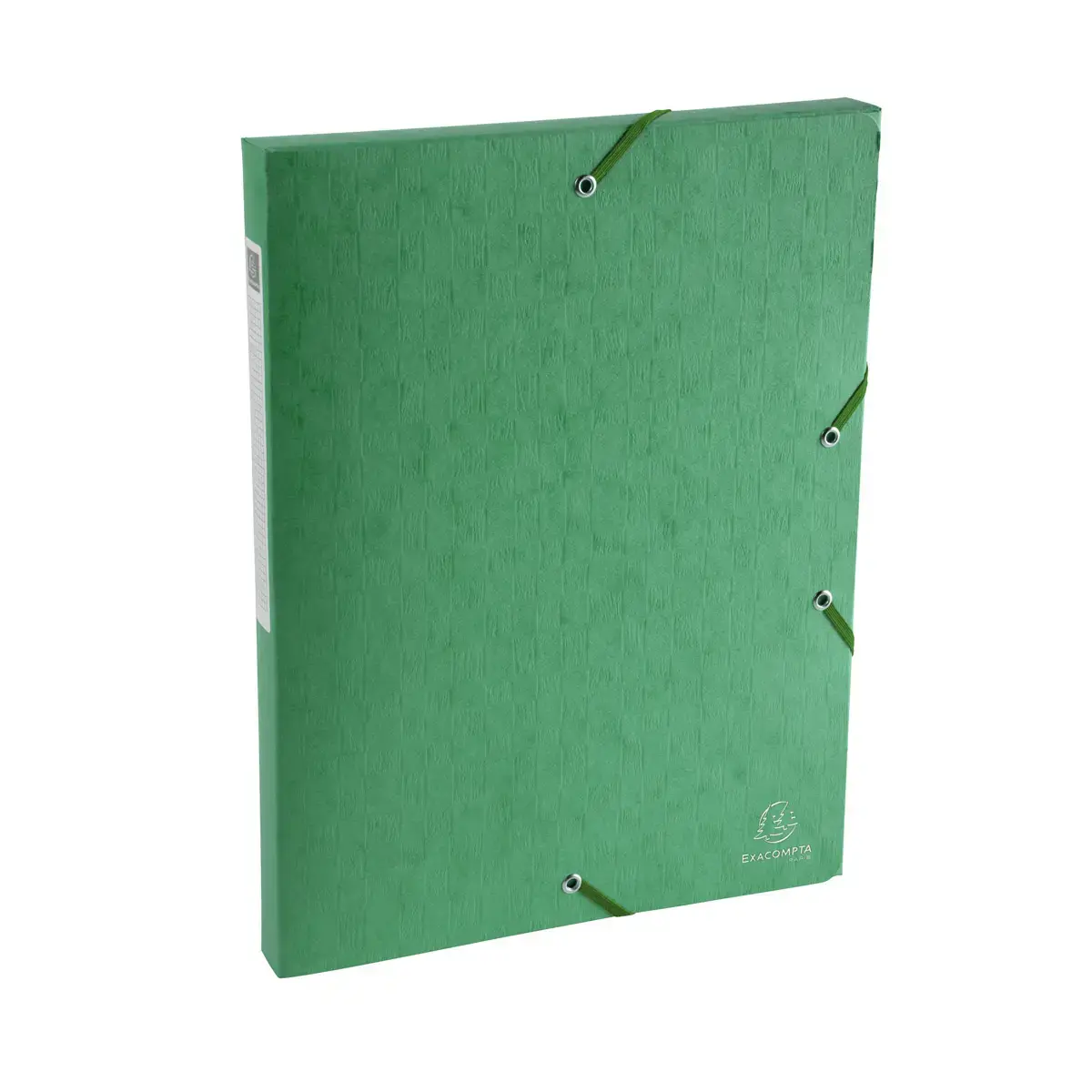 Boite de classement Exabox Dos 25mm Carte lustrée Scotten - A4 - Vert - EXACOMPTA