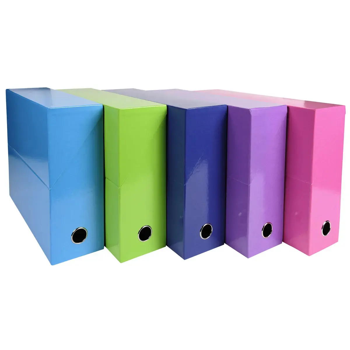 Boite transfert dos 90mm Iderama - Couleurs assorties - EXACOMPTA
