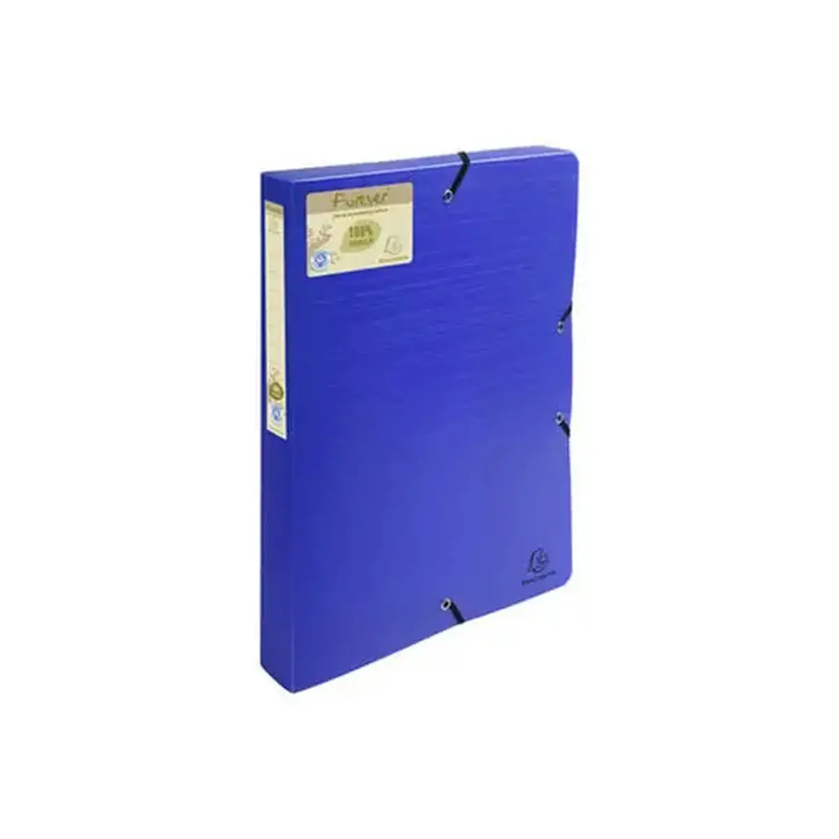 Boite de classement Exabox dos 40mm polypropylène 7/10e Forever® PP - A4 - Bleu - EXACOMPTA
