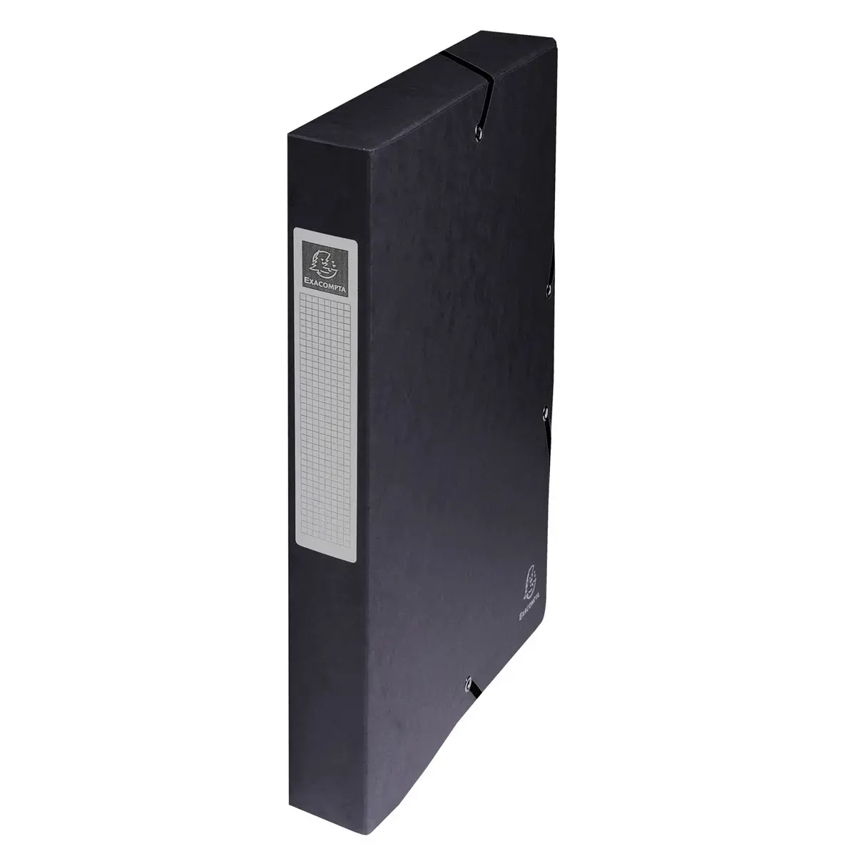 Boite de classement Exabox Dos 40mm Carte lustr&eacute;e - A4 - Noir - EXACOMPTA 