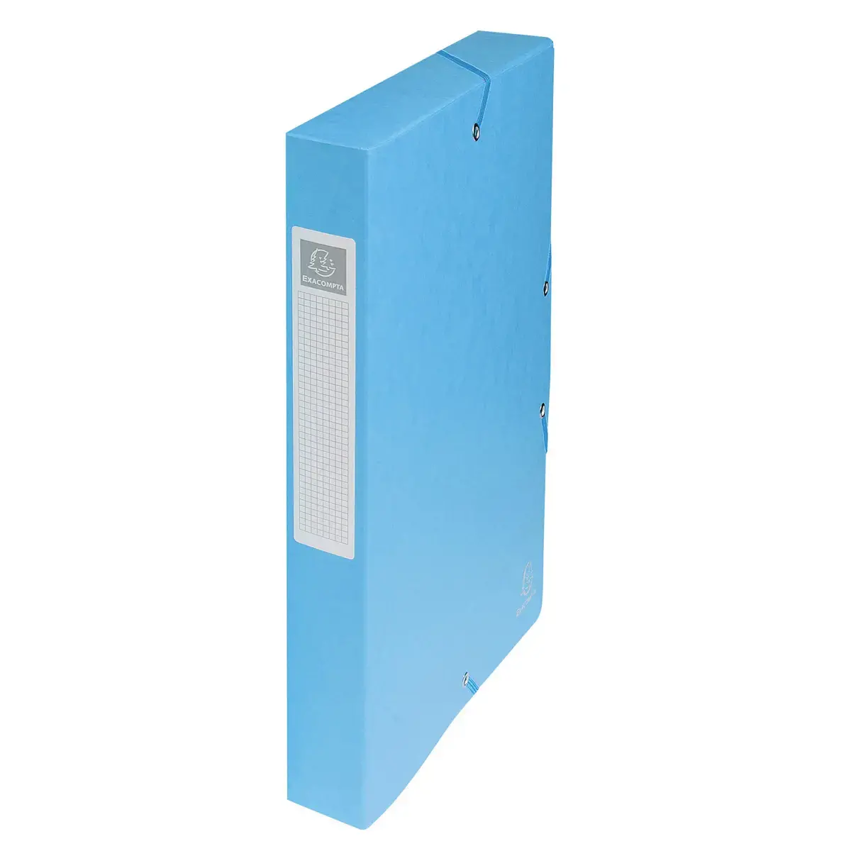 Boite de classement Exabox Dos 40mm Carte lustrée - A4 - Turquoise - EXACOMPTA