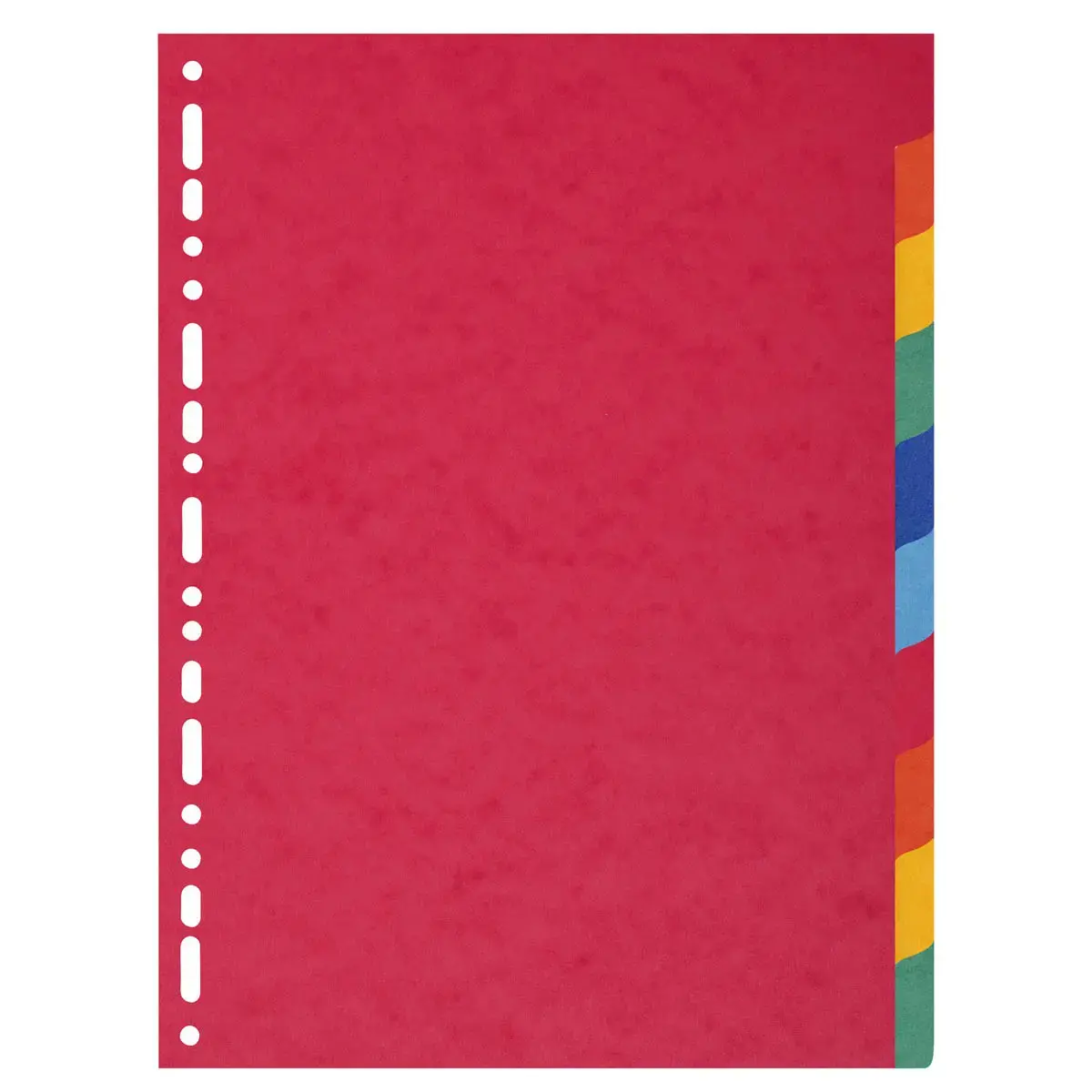 Intercalaires carte 220g 10 positions - A4 maxi - EXACOMPTA