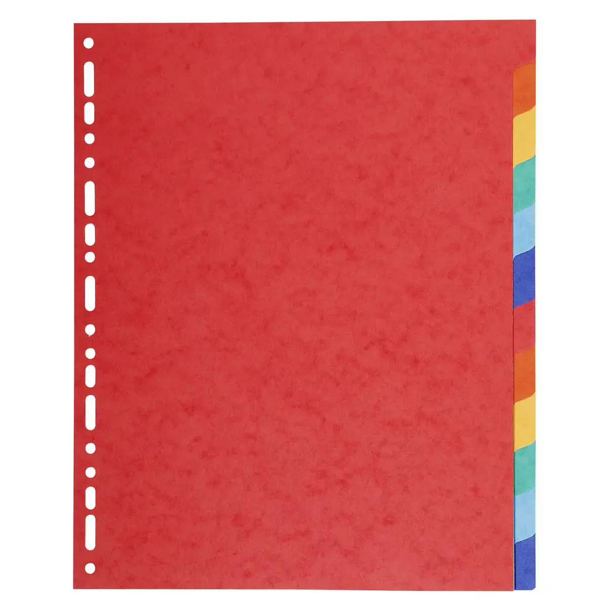 Intercalaires carte 220 g 12 positions - A4 maxi - Exacompta