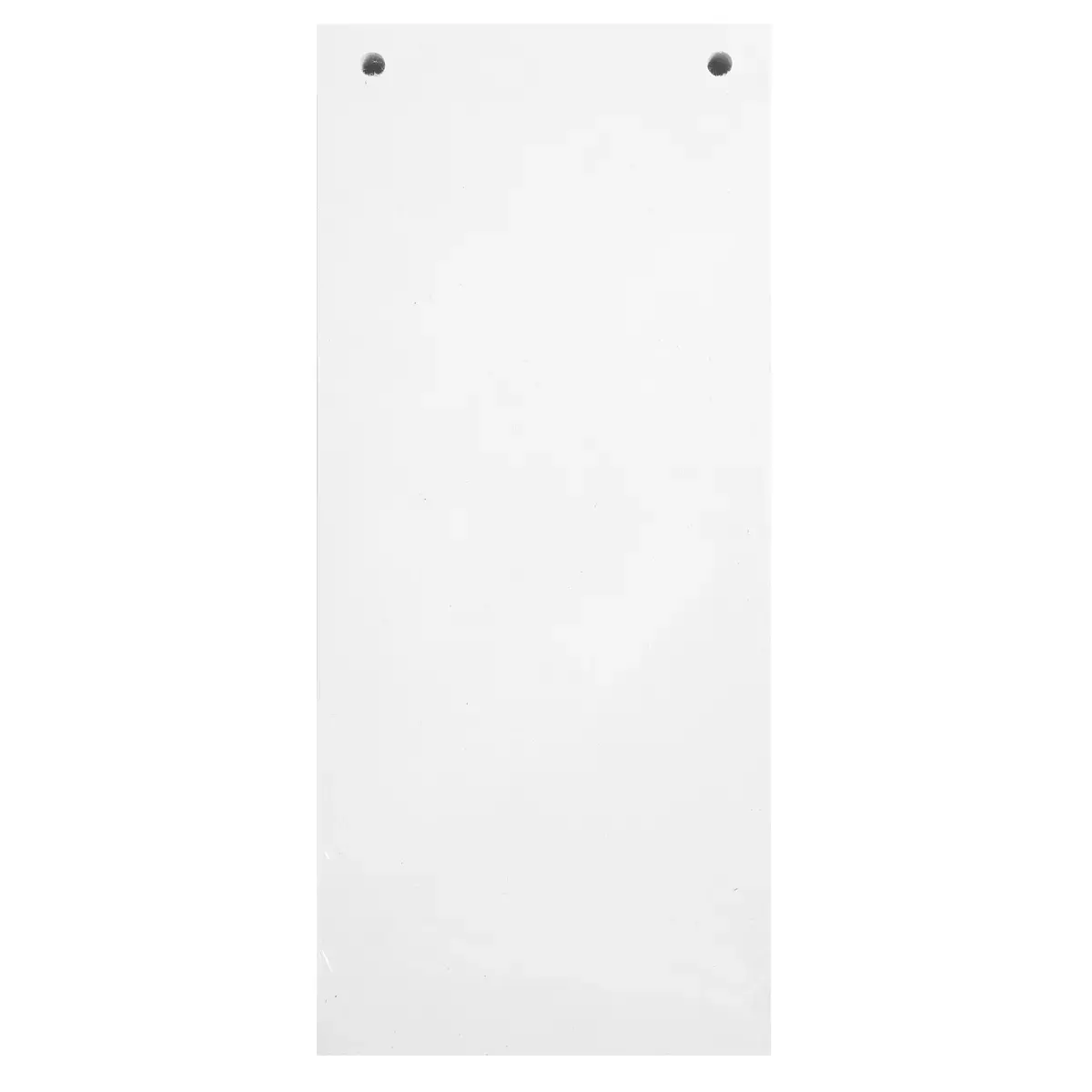 Paquet 100 fiches intercalaires horizontales unies perfor&eacute;es - 105 x 240 mm - Blanc - Exacompta 