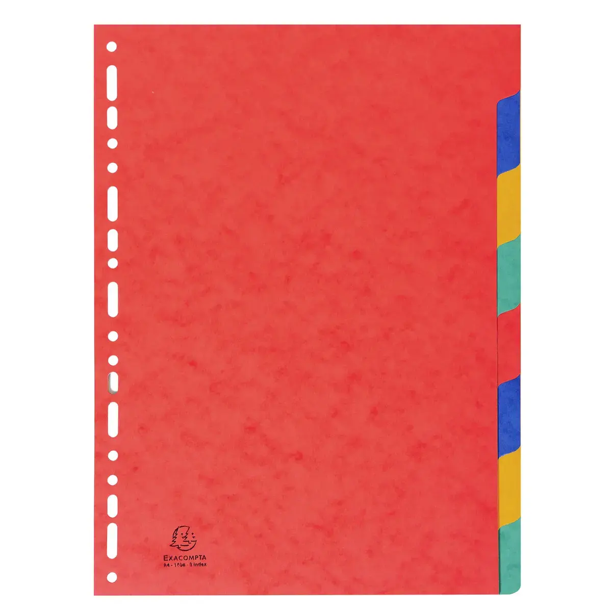 Intercalaires carte lustrée 225g 8 positions - A4 - EXACOMPTA