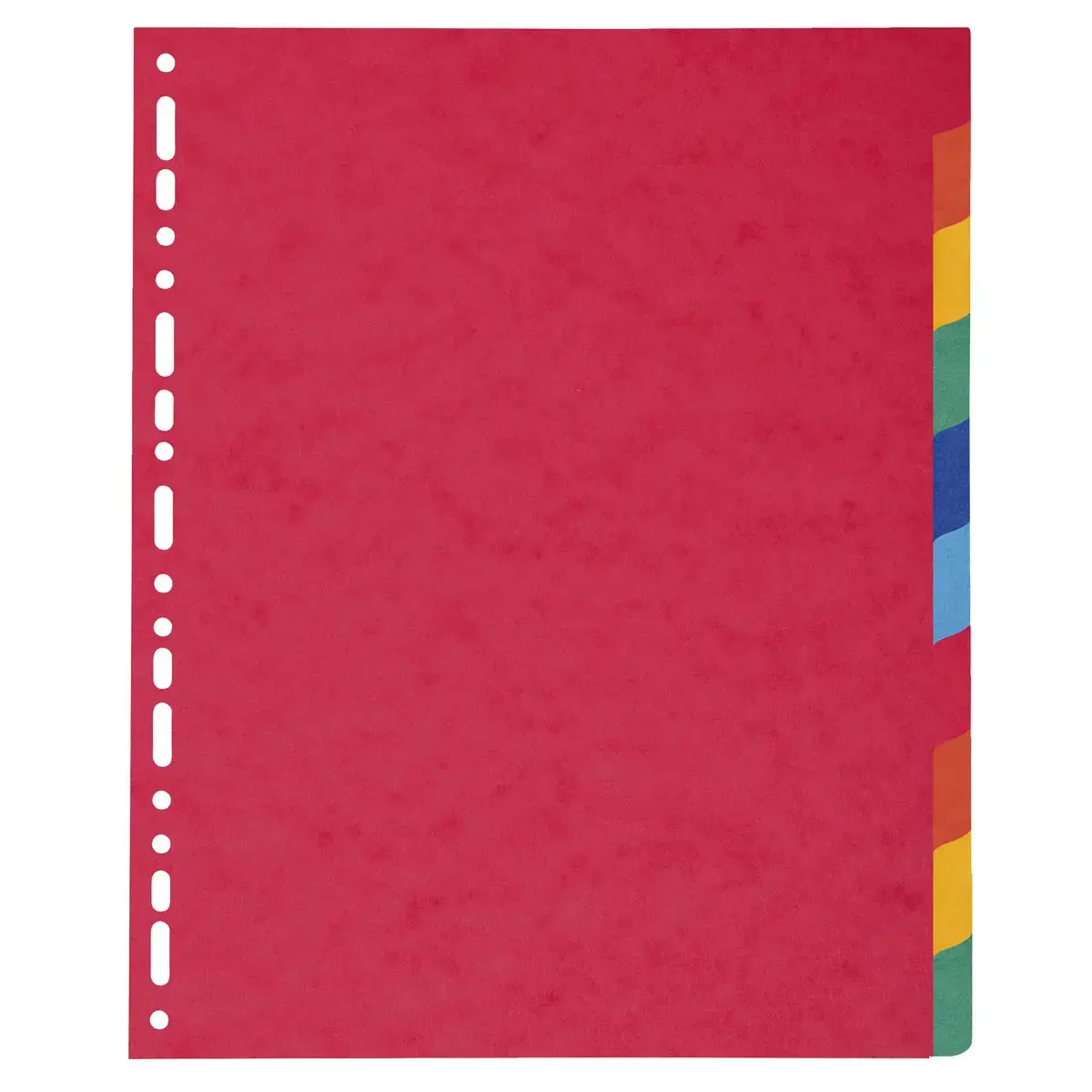 Intercalaires carte lustrée 225g 10 positions - A4 maxi - EXACOMPTA