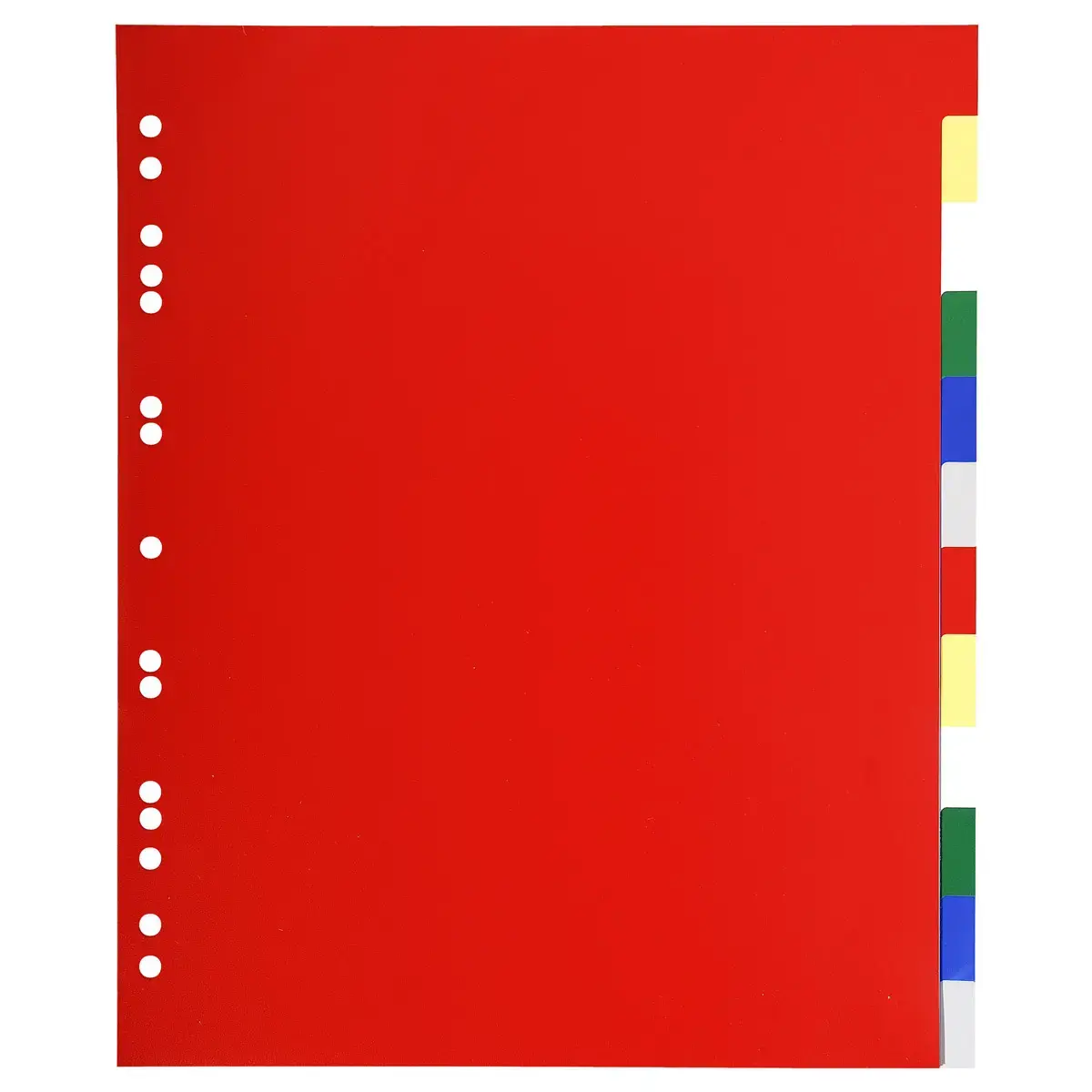 Intercalaires polypropylène souple 12 positions - A4 maxi - Couleurs assorties - EXACOMPTA